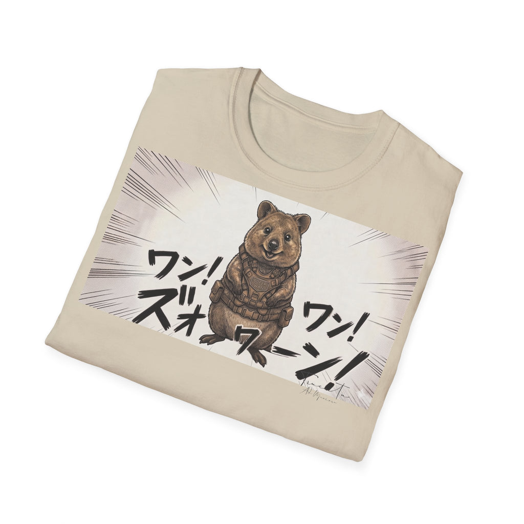 TRUCUTU Manga Quokka Softstyle T-Shirt – Japanese Anime Streetwear