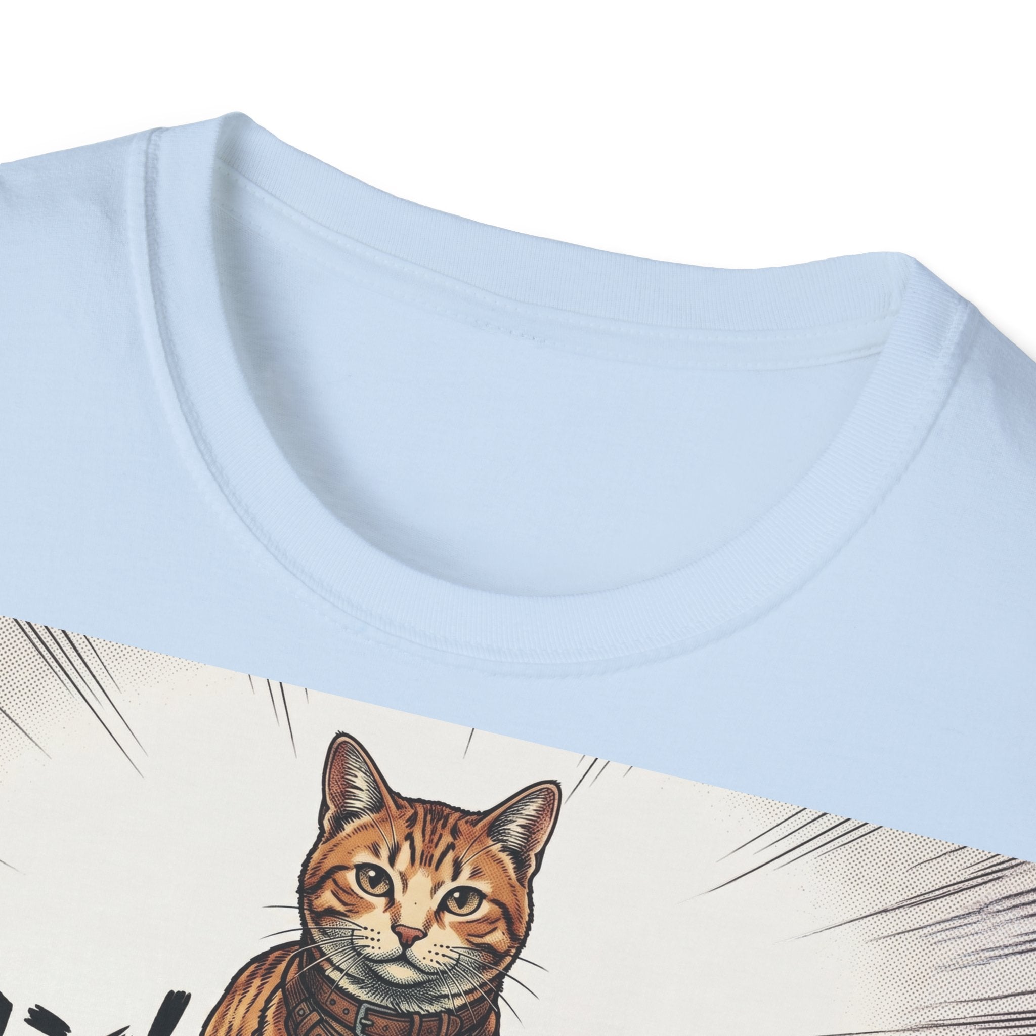 TRUCUTU Manga Cat Softstyle T-Shirt – Japanese Anime Streetwear