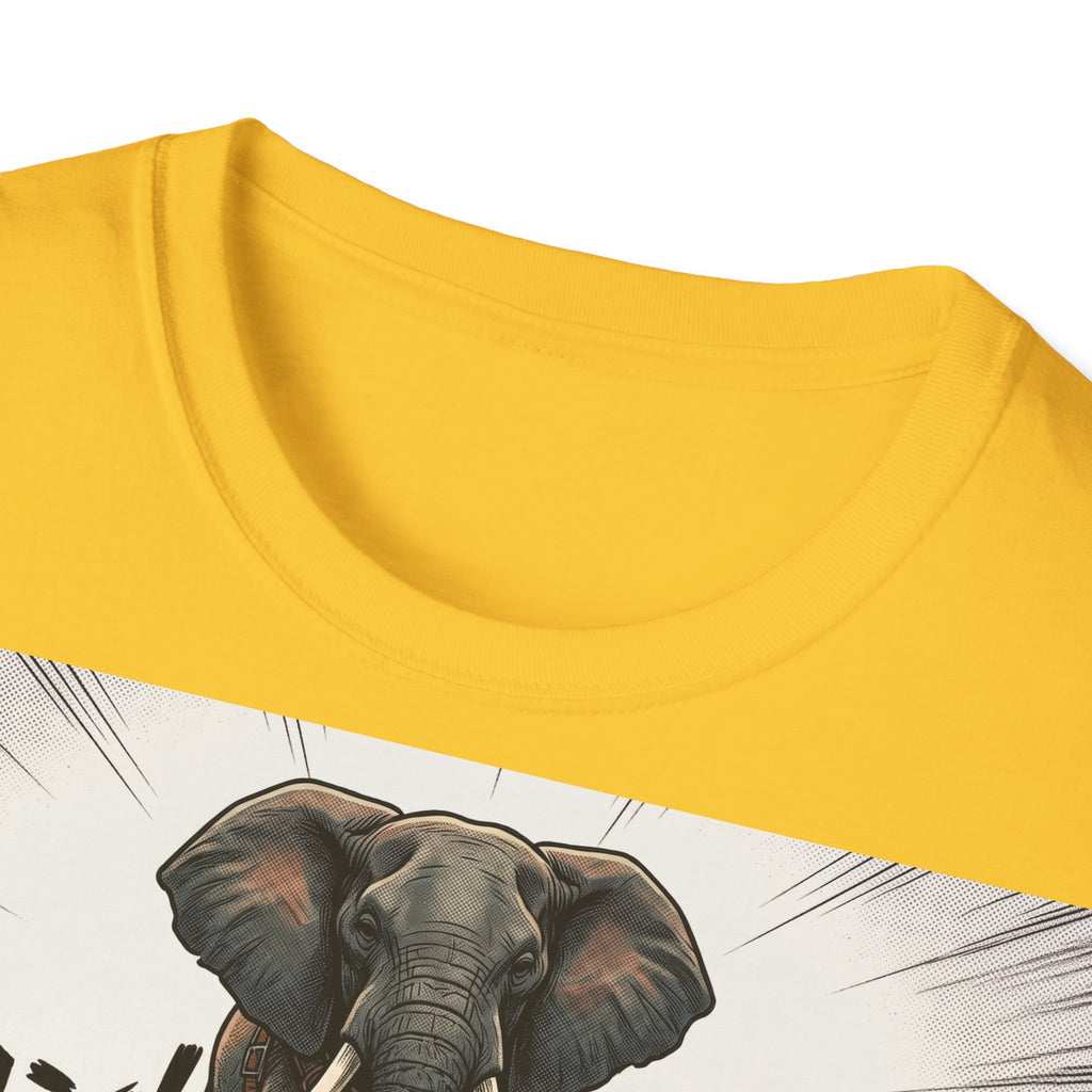 TRUCUTU Manga Elephant Softstyle T-Shirt – Japanese Anime Streetwear
