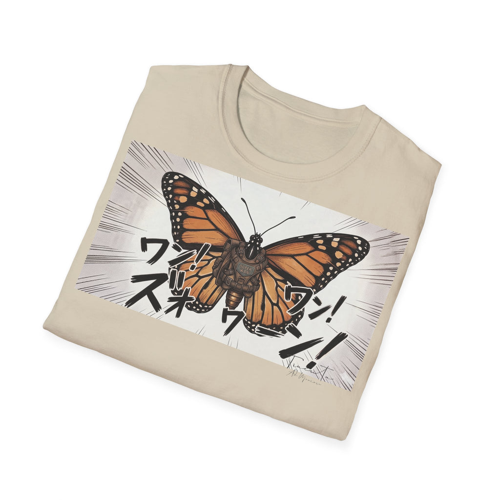 TRUCUTU Manga Butterfly Softstyle T-Shirt – Japanese Anime Streetwear