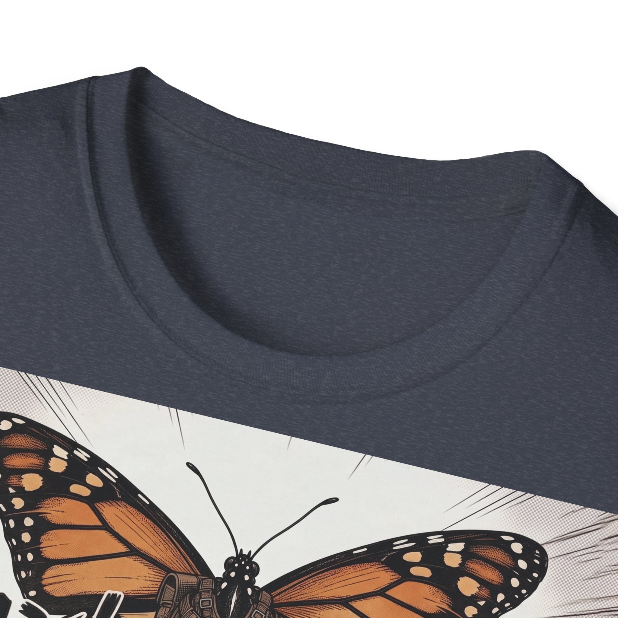 TRUCUTU Manga Butterfly Softstyle T-Shirt – Japanese Anime Streetwear