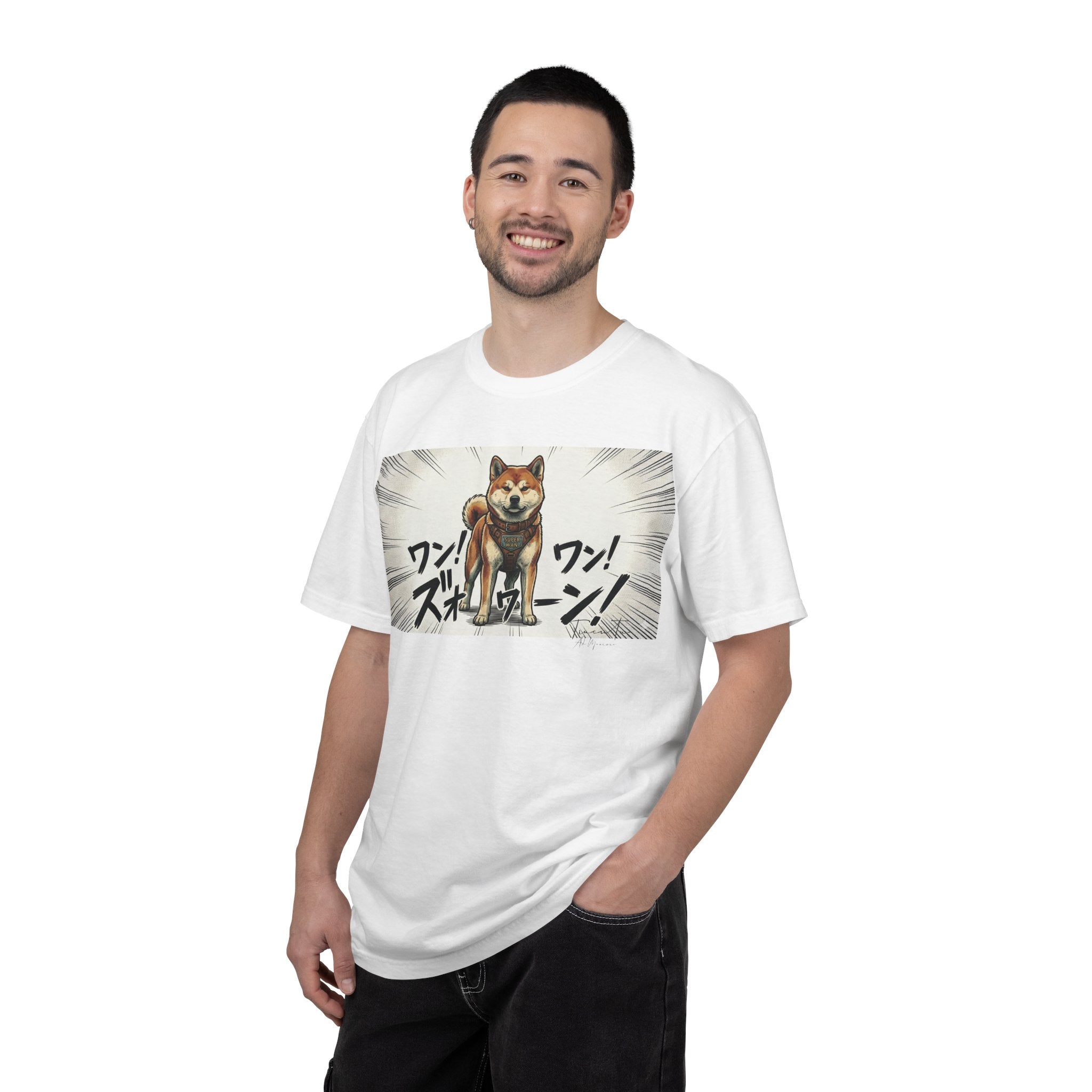 Hachikō Manga Garment-Dyed T-Shirt – Timeless Loyalty in Style 🐾