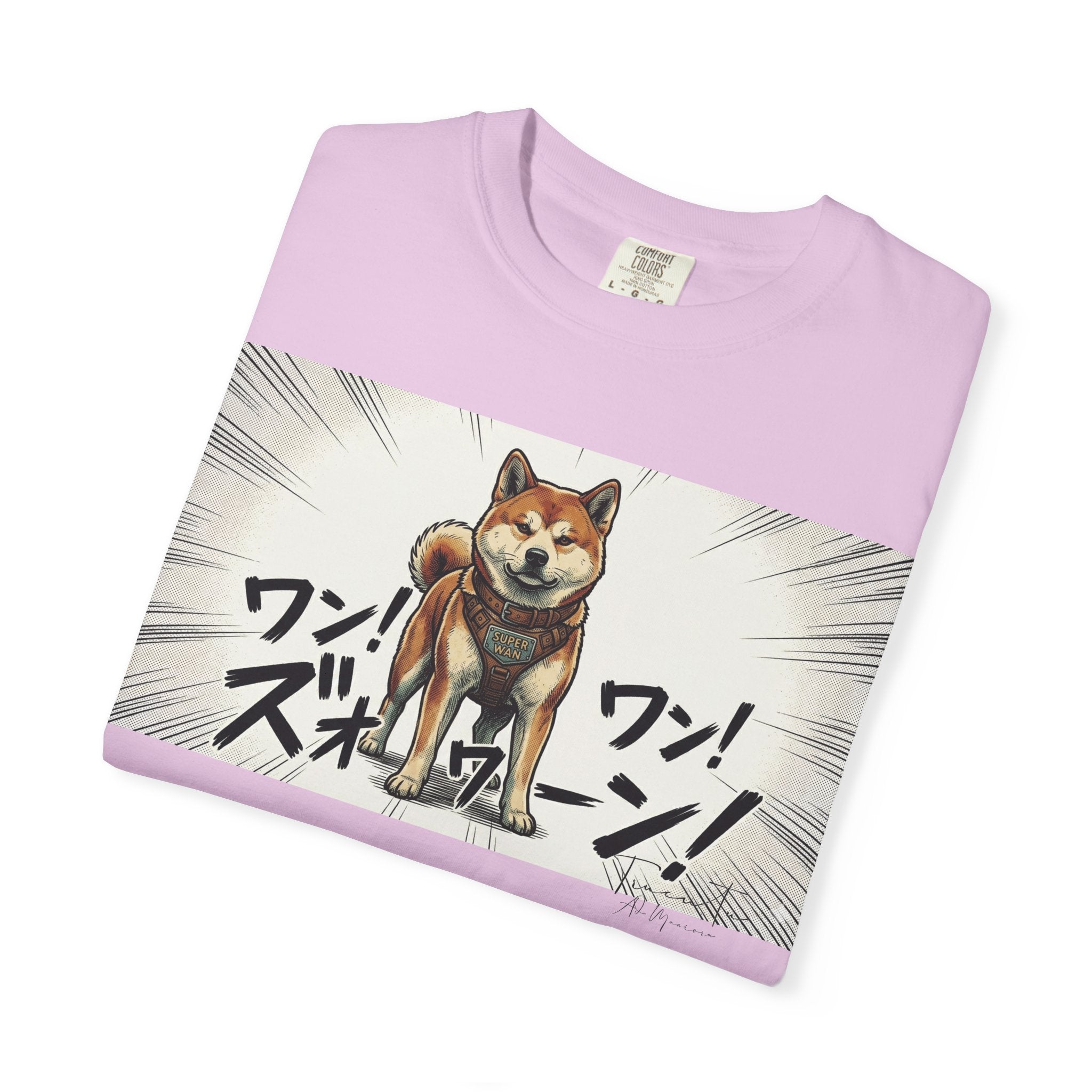 Hachikō Manga Garment-Dyed T-Shirt – Timeless Loyalty in Style 🐾