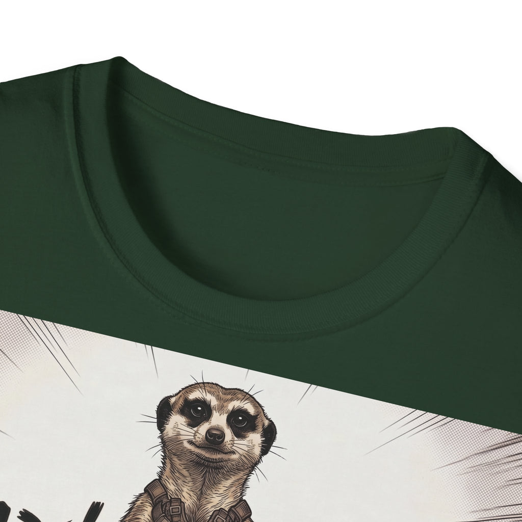 TRUCUTU Manga Meerkat Softstyle T-Shirt – Japanese Anime Streetwear