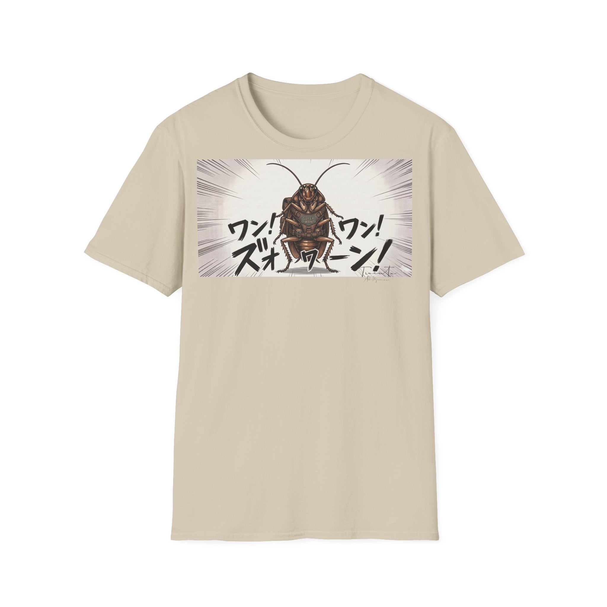 TRUCUTU Manga Cockroach Softstyle T-Shirt – Japanese Anime Streetwear