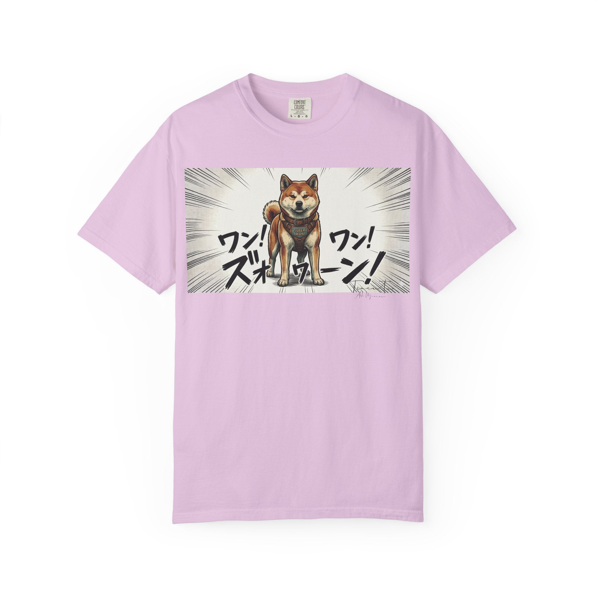 Hachikō Manga Garment-Dyed T-Shirt – Timeless Loyalty in Style 🐾