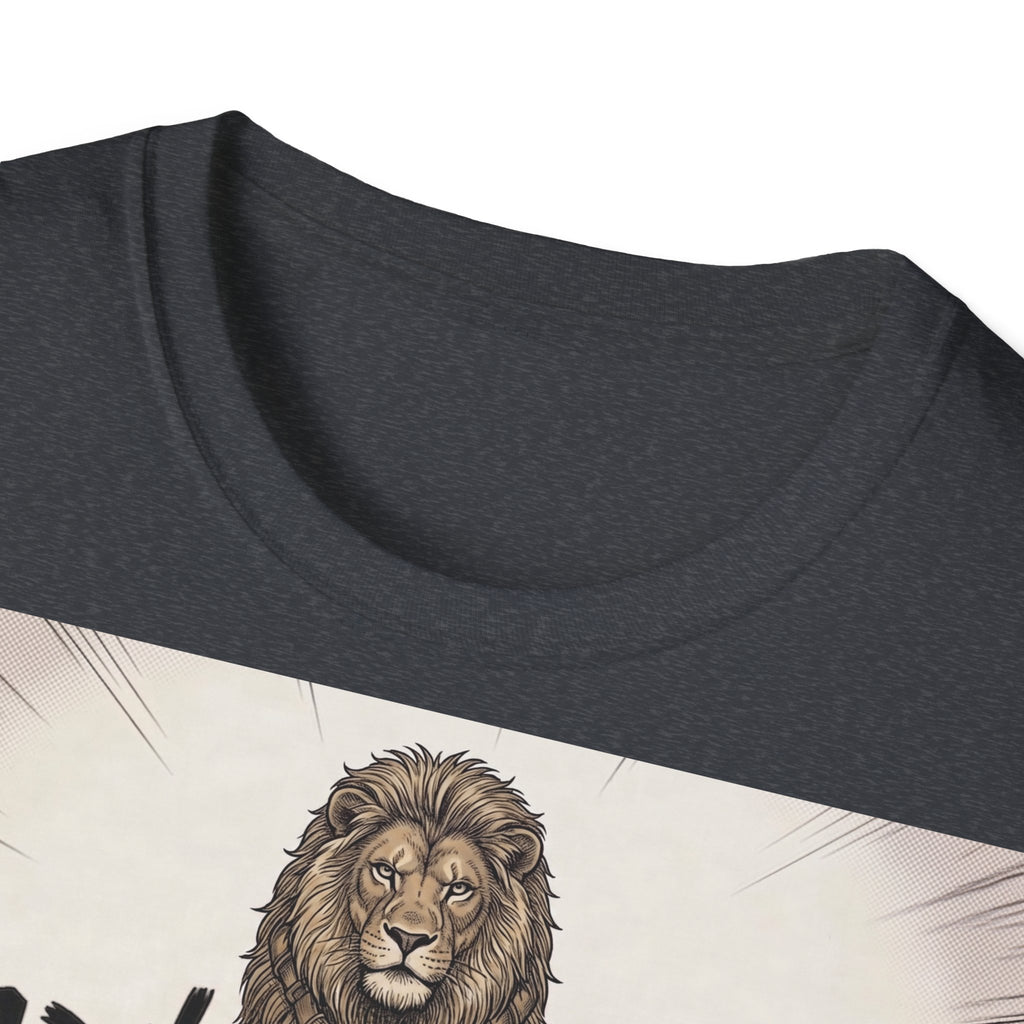 TRUCUTU Manga Lion Softstyle T-Shirt – Japanese Anime Streetwear