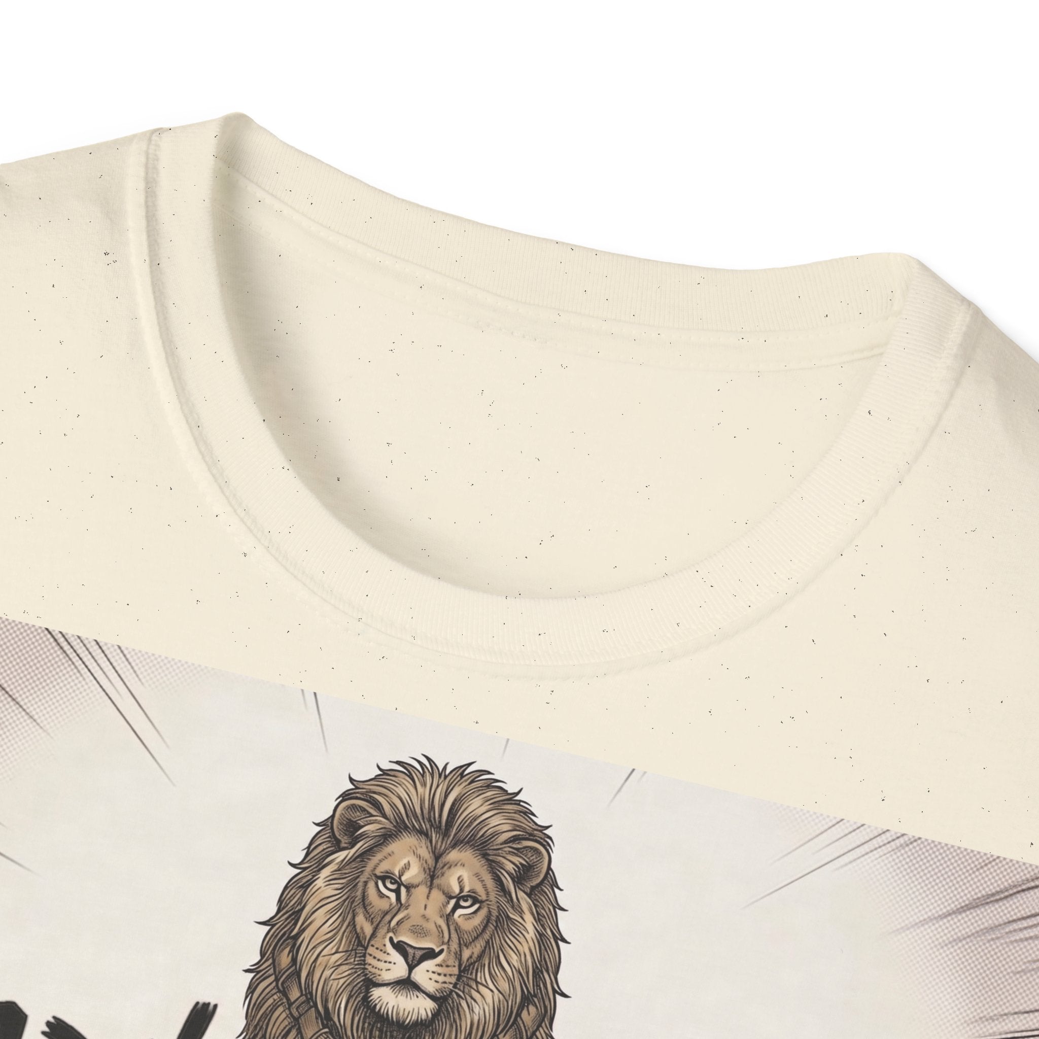 TRUCUTU Manga Lion Softstyle T-Shirt – Japanese Anime Streetwear