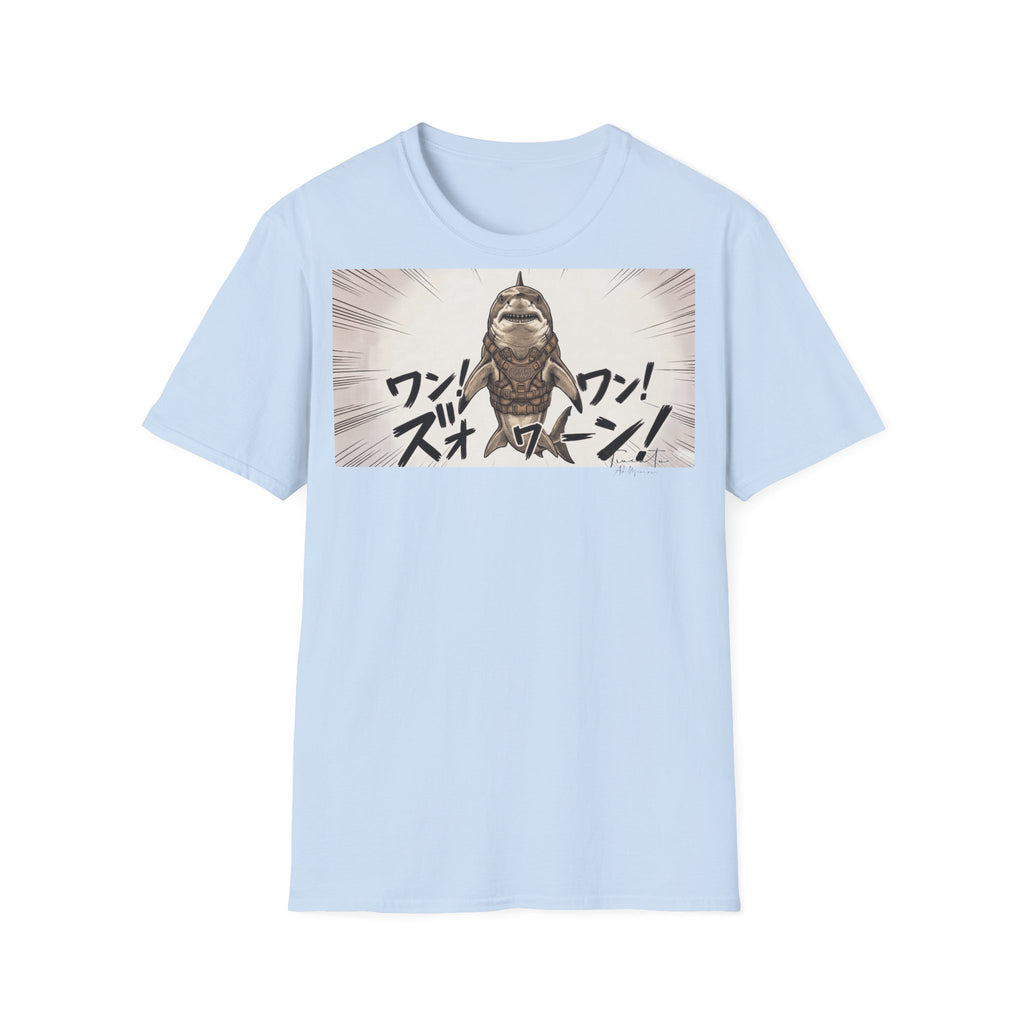 TRUCUTU Manga Shark Softstyle T-Shirt – Japanese Anime Streetwear