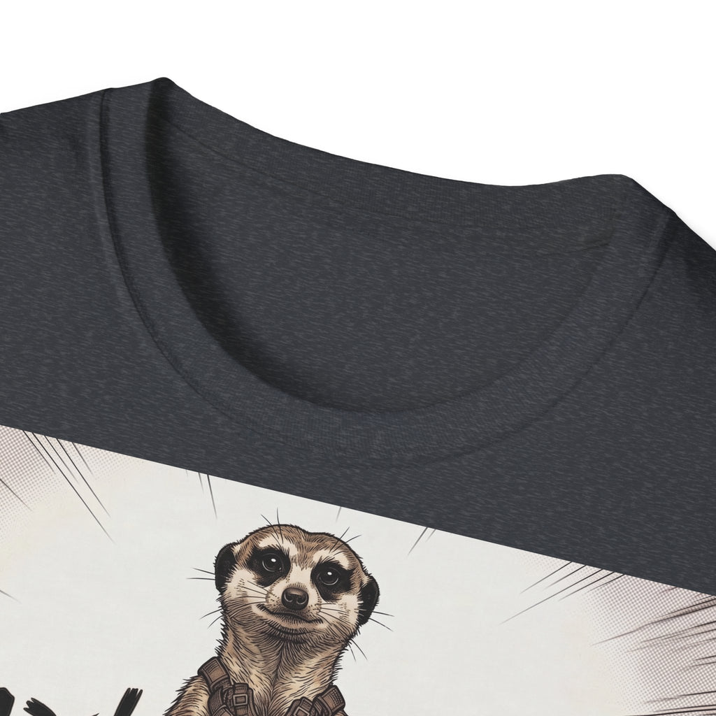 TRUCUTU Manga Meerkat Softstyle T-Shirt – Japanese Anime Streetwear