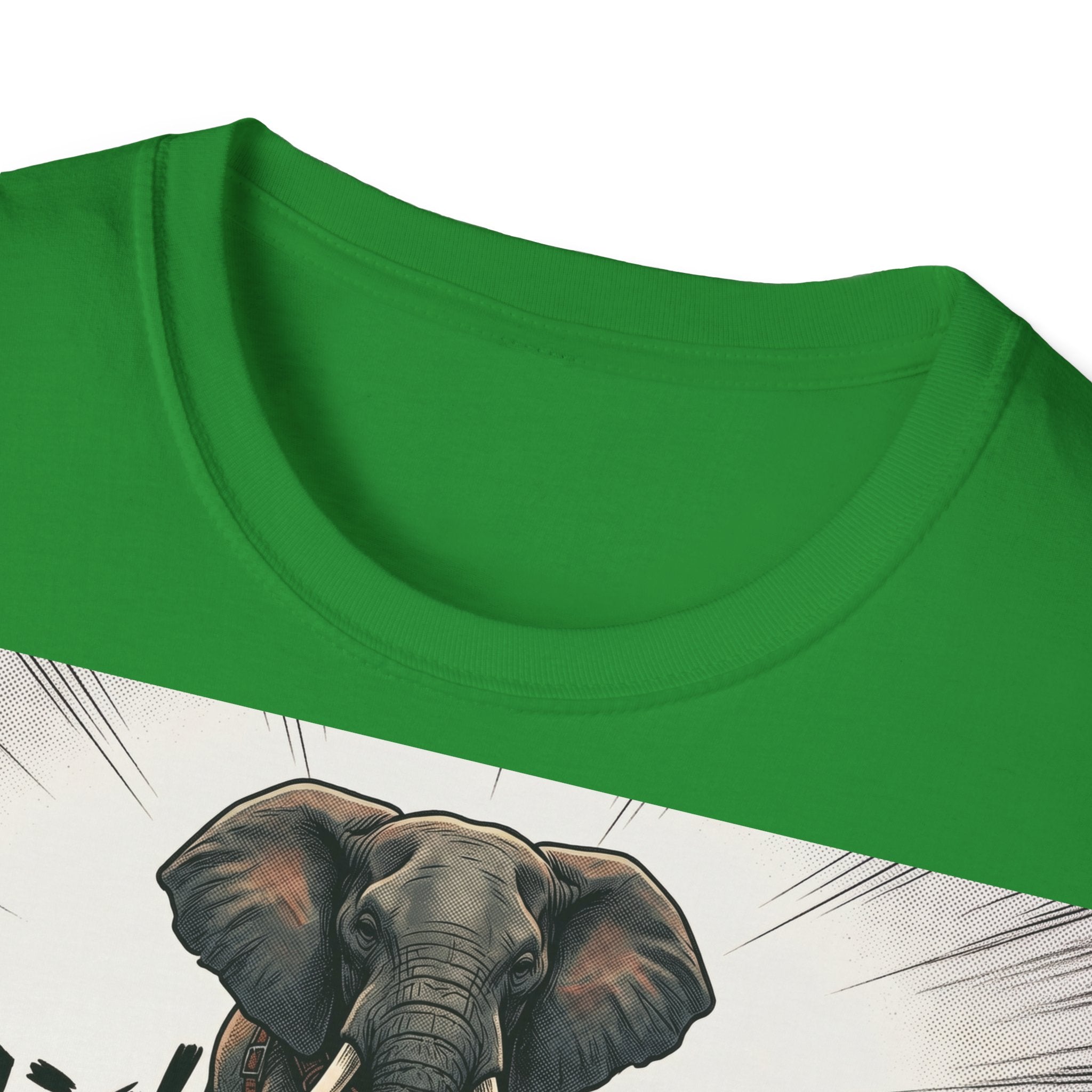 TRUCUTU Manga Elephant Softstyle T-Shirt – Japanese Anime Streetwear