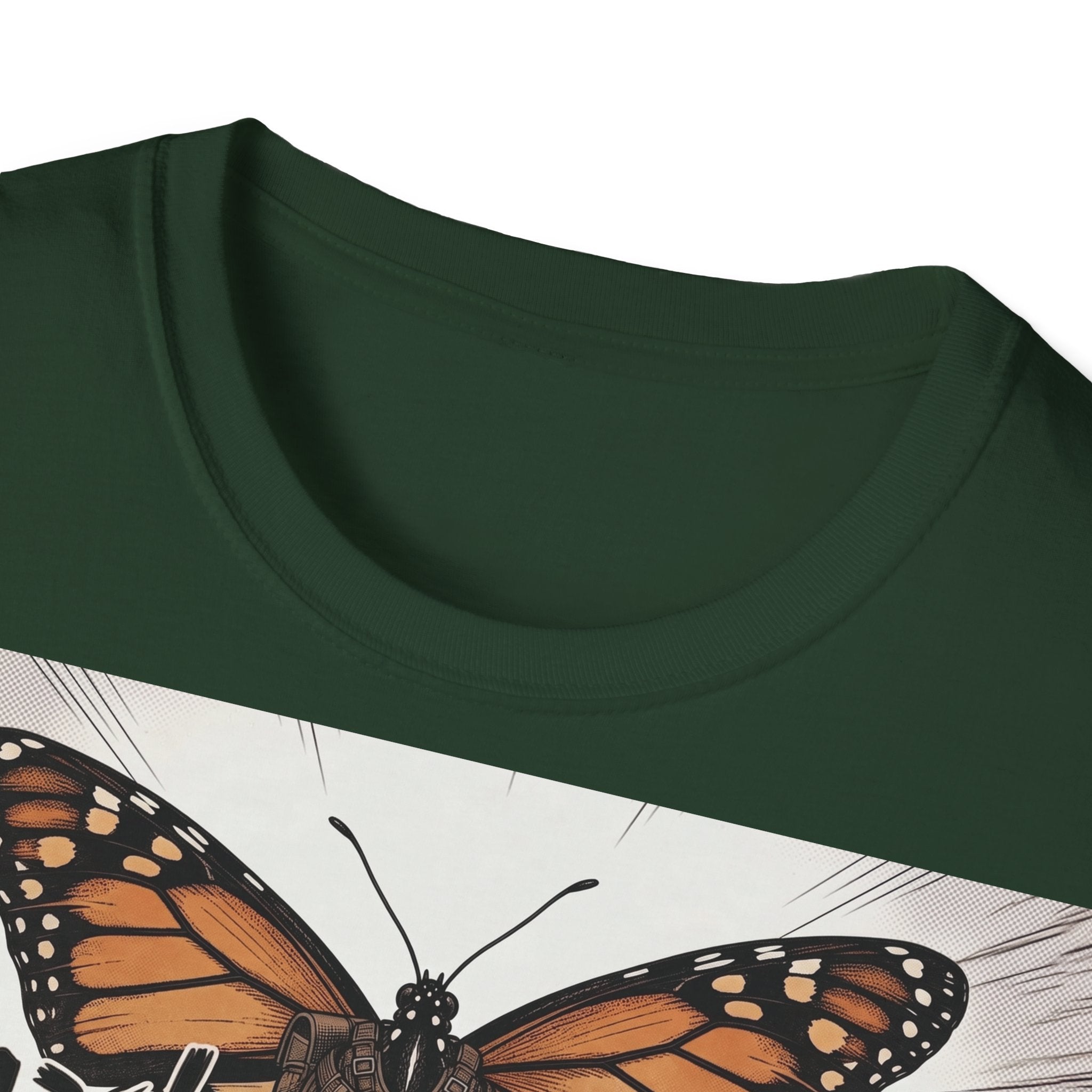 TRUCUTU Manga Butterfly Softstyle T-Shirt – Japanese Anime Streetwear