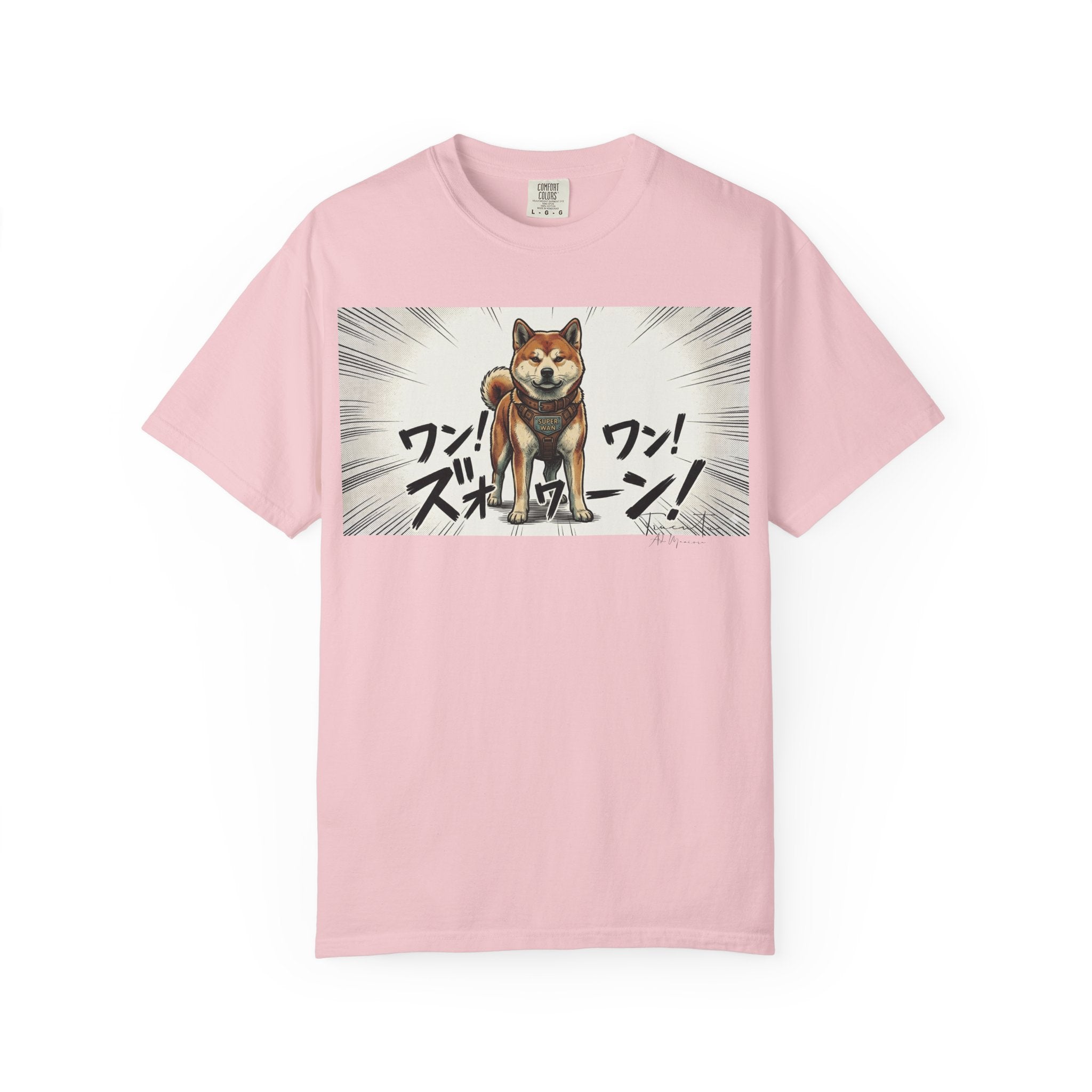 Hachikō Manga Garment-Dyed T-Shirt – Timeless Loyalty in Style 🐾