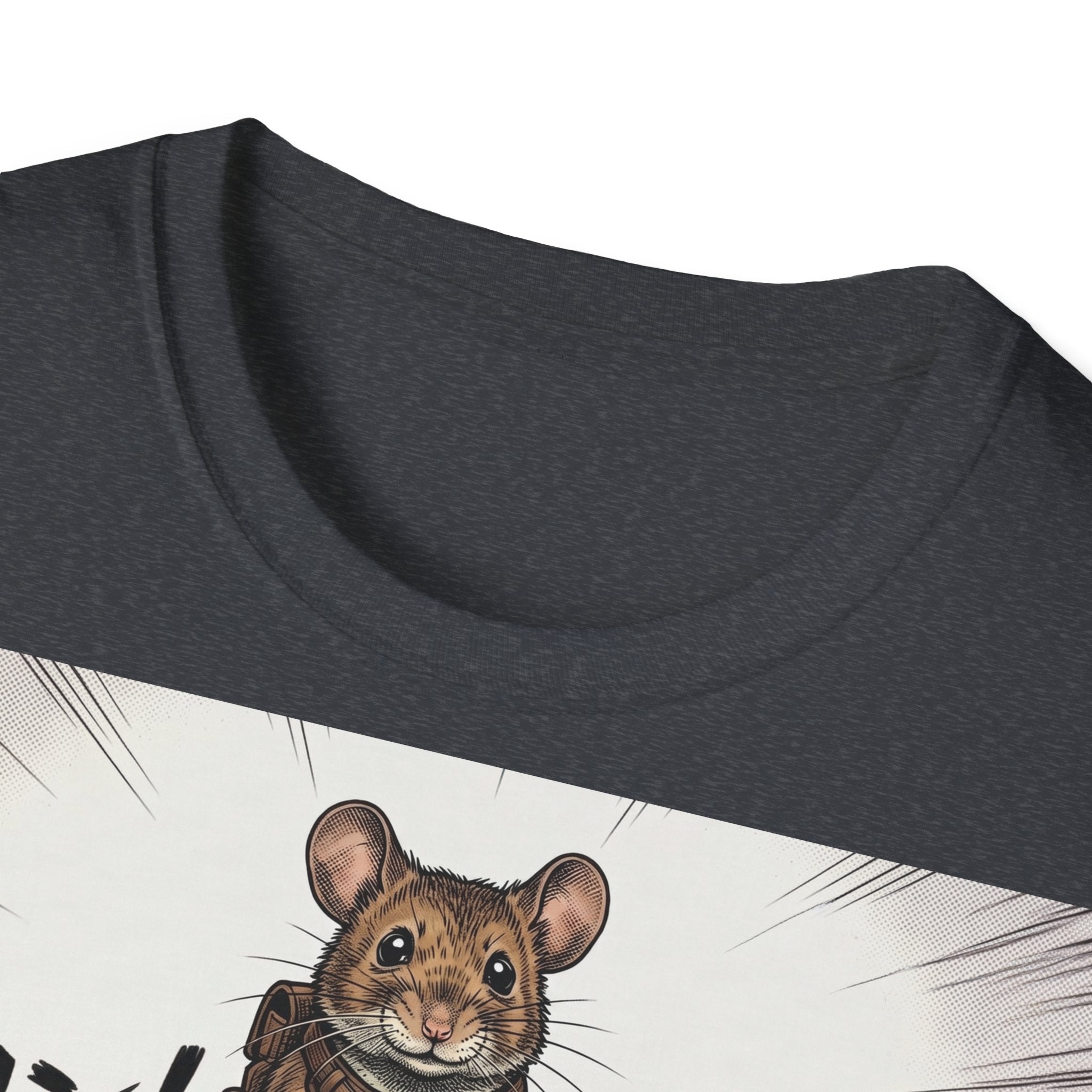 TRUCUTU Manga Mouse Softstyle T-Shirt – Japanese Anime Streetwear