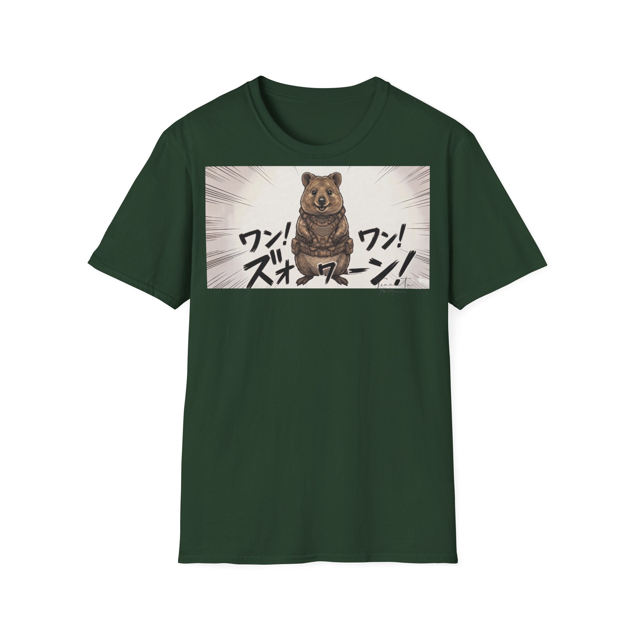 TRUCUTU Manga Quokka Softstyle T-Shirt – Japanese Anime Streetwear