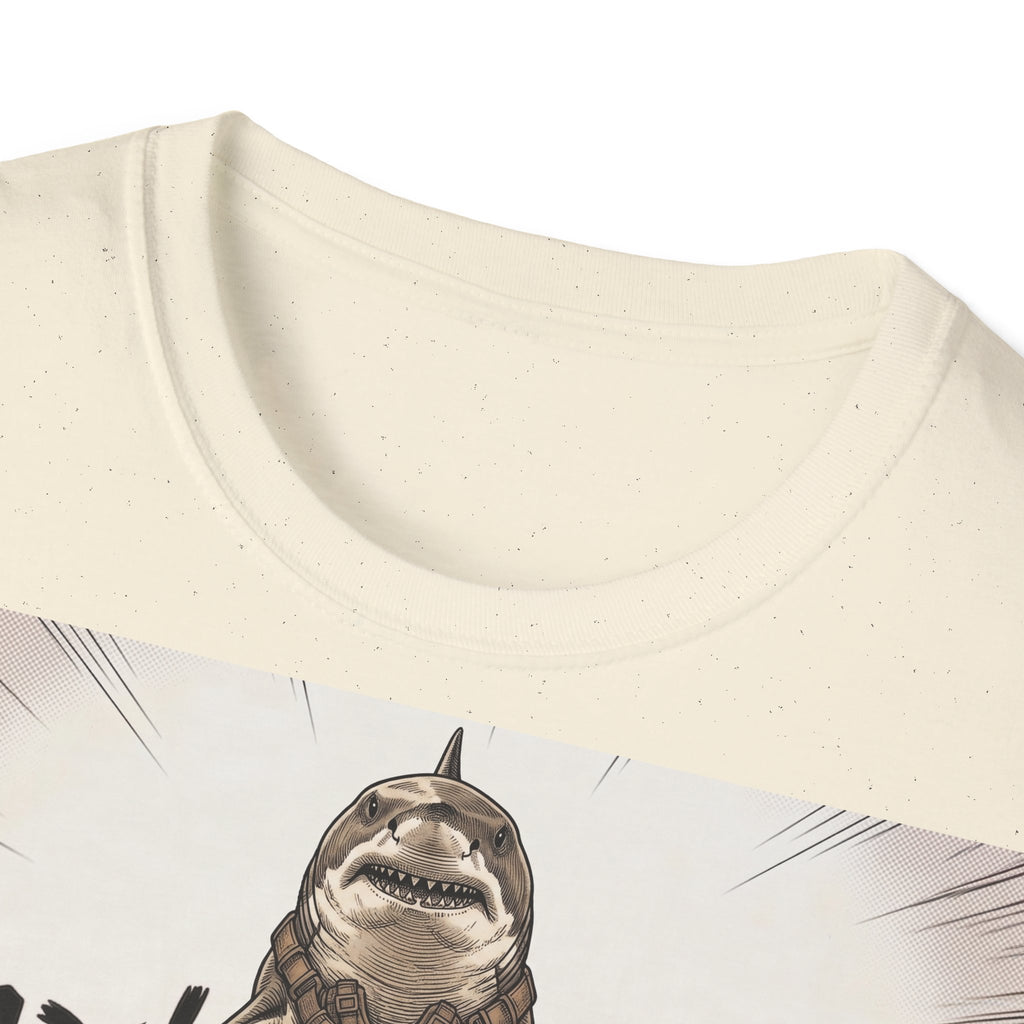 TRUCUTU Manga Shark Softstyle T-Shirt – Japanese Anime Streetwear