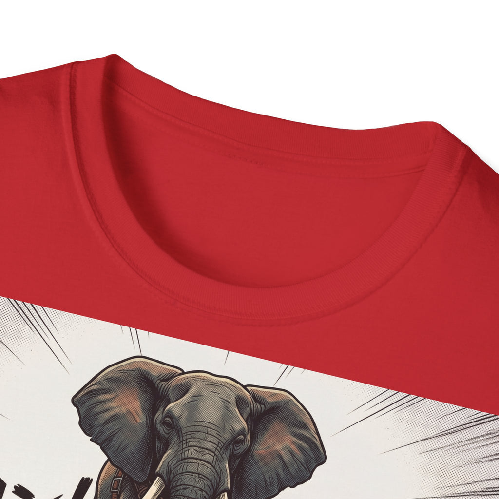 TRUCUTU Manga Elephant Softstyle T-Shirt – Japanese Anime Streetwear