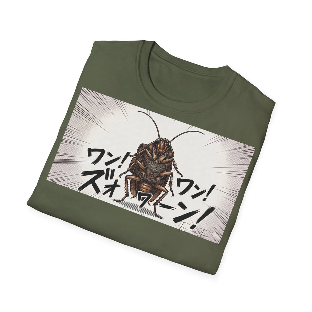TRUCUTU Manga Cockroach Softstyle T-Shirt – Japanese Anime Streetwear