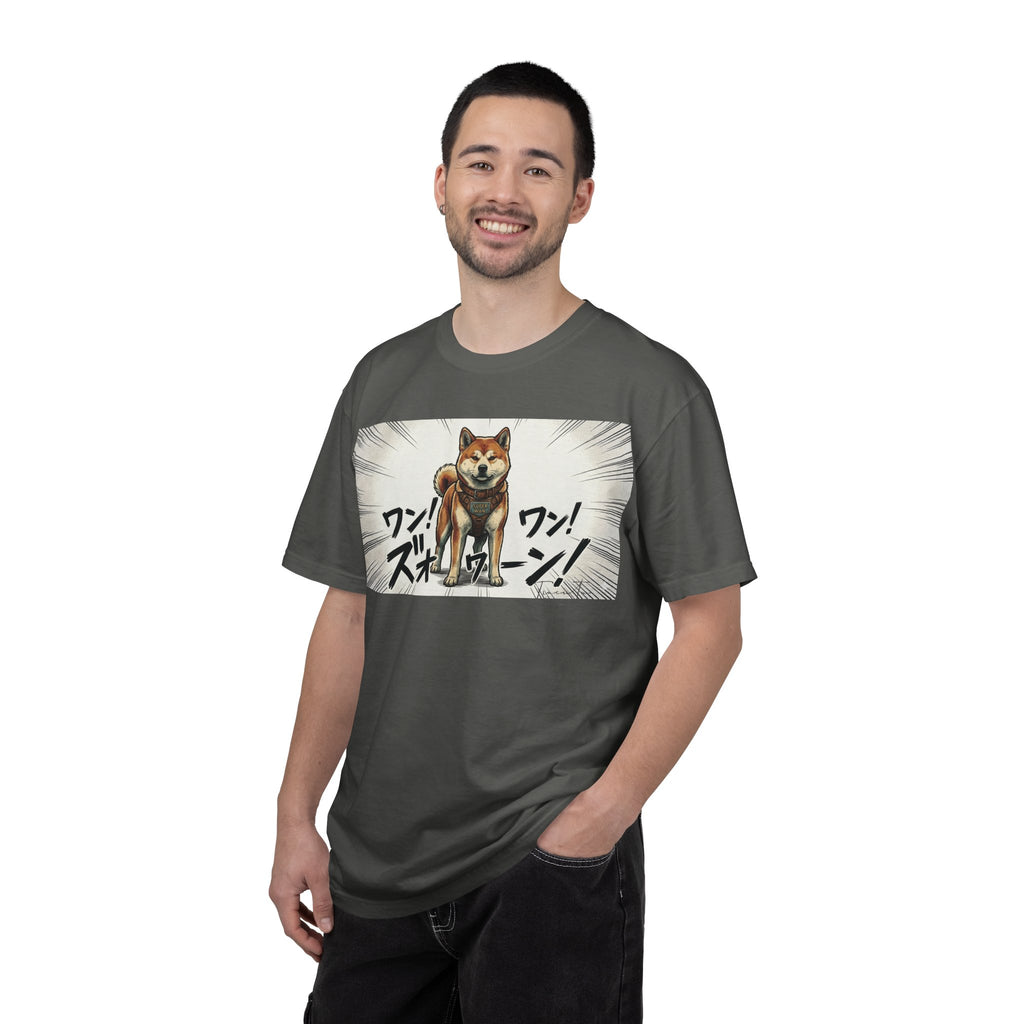 Hachikō Manga Garment-Dyed T-Shirt – Timeless Loyalty in Style 🐾