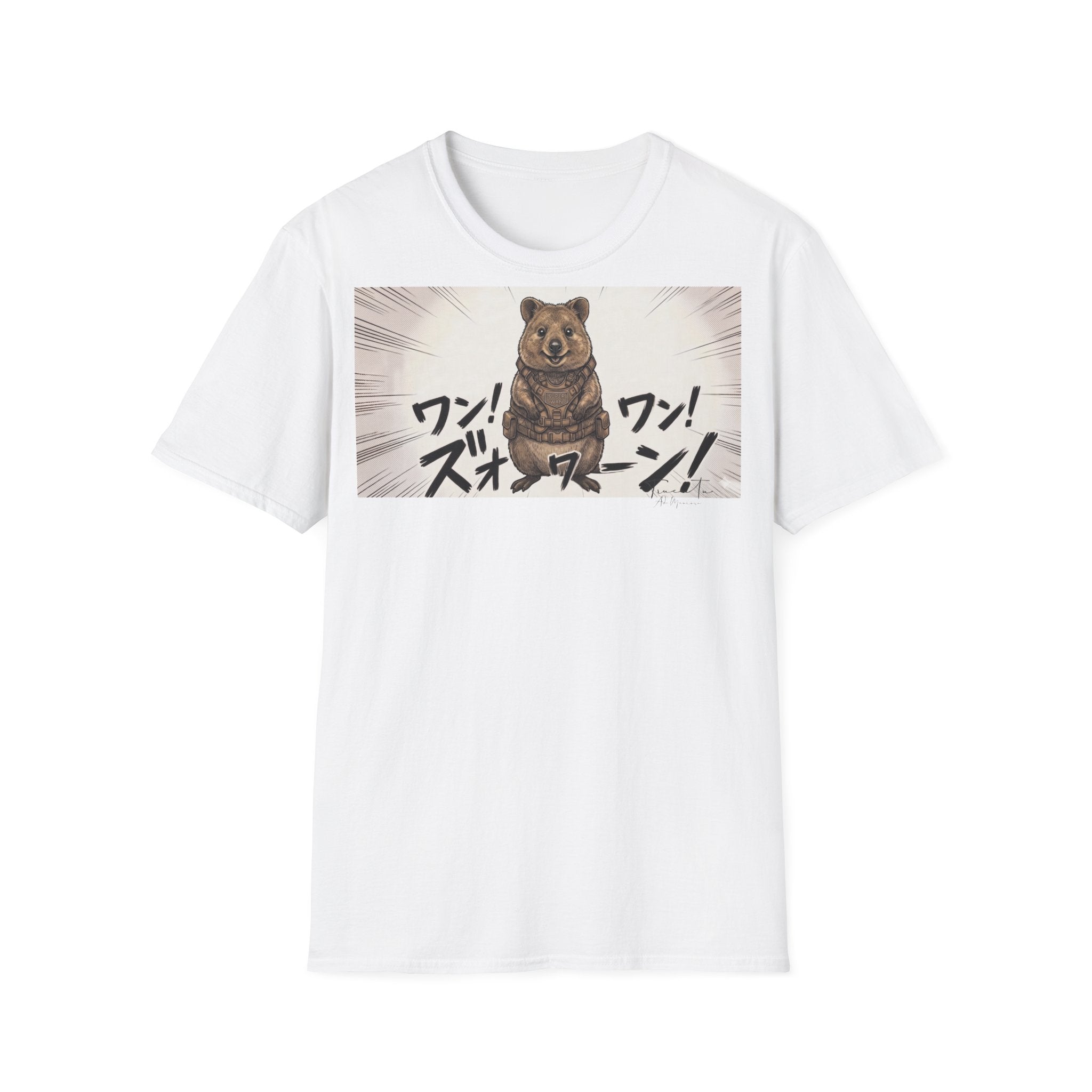 TRUCUTU Manga Quokka Softstyle T-Shirt – Japanese Anime Streetwear