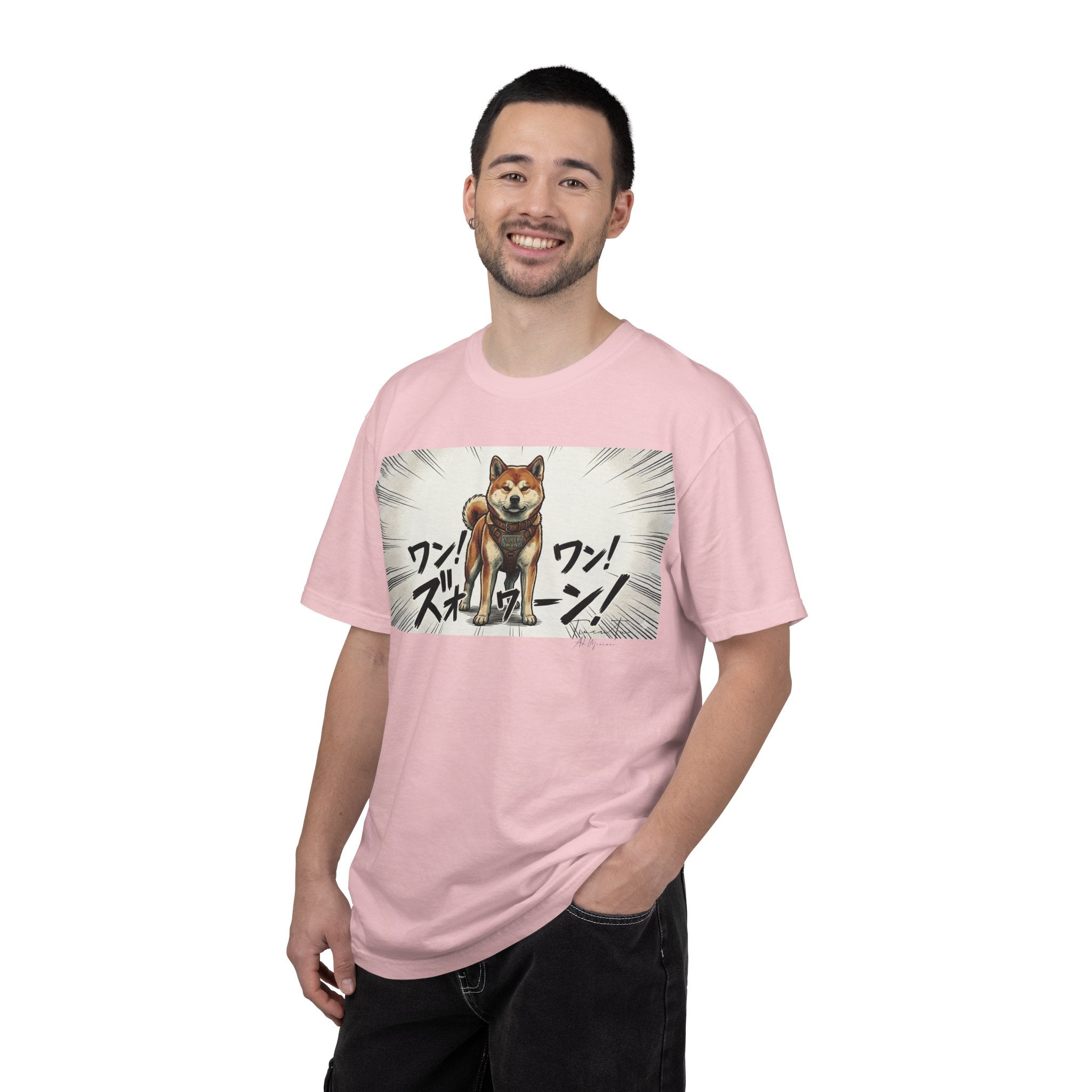 Hachikō Manga Garment-Dyed T-Shirt – Timeless Loyalty in Style 🐾