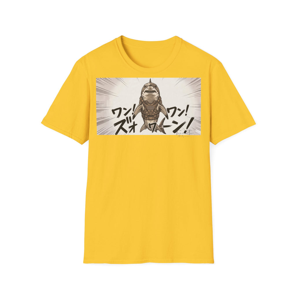 TRUCUTU Manga Shark Softstyle T-Shirt – Japanese Anime Streetwear