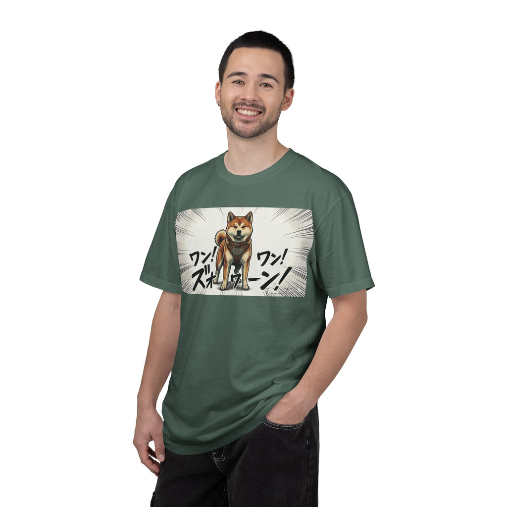 Hachikō Manga Garment-Dyed T-Shirt – Timeless Loyalty in Style 🐾