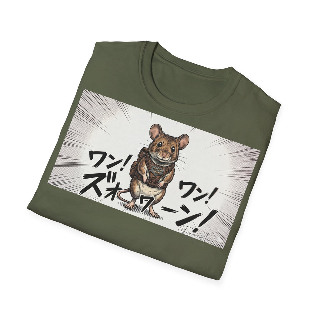TRUCUTU Manga Mouse Softstyle T-Shirt – Japanese Anime Streetwear