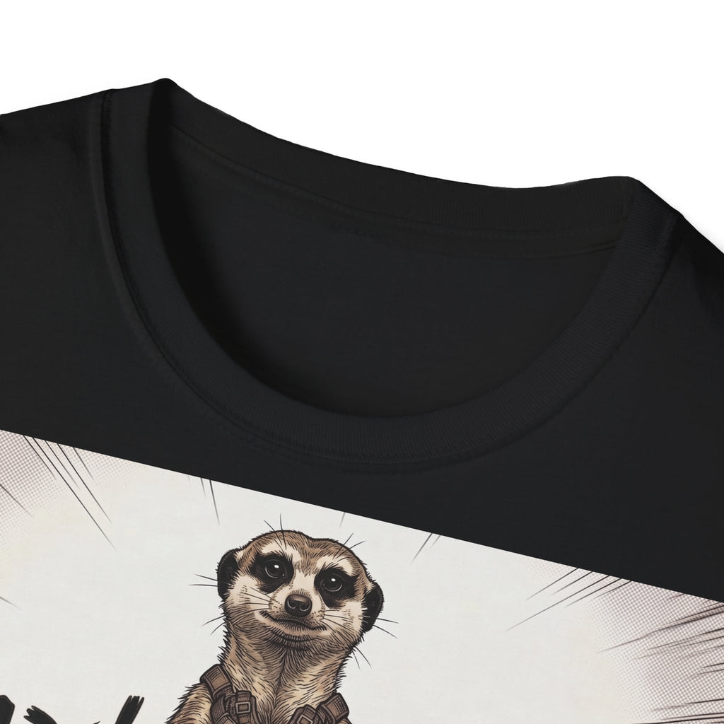 TRUCUTU Manga Meerkat Softstyle T-Shirt – Japanese Anime Streetwear