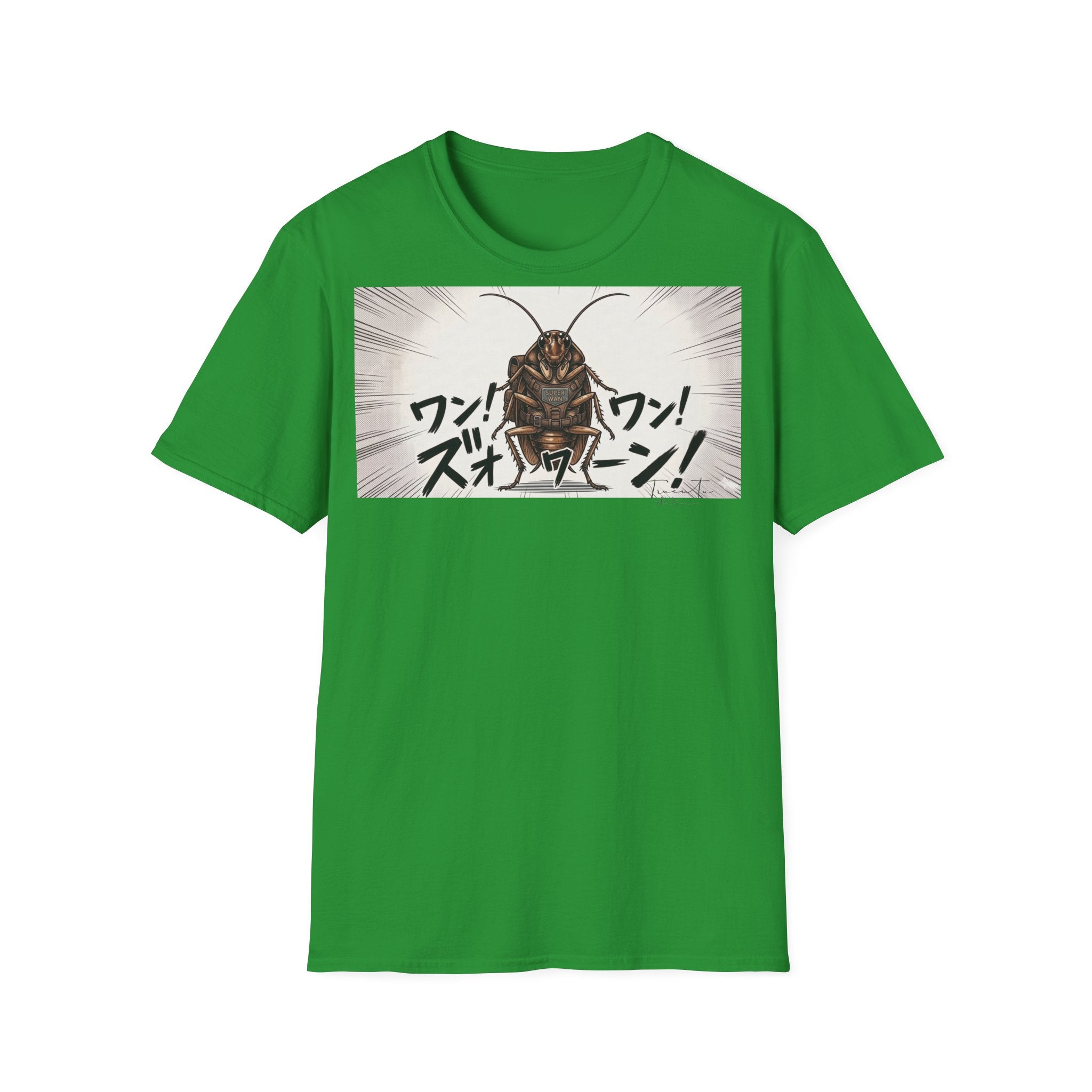 TRUCUTU Manga Cockroach Softstyle T-Shirt – Japanese Anime Streetwear