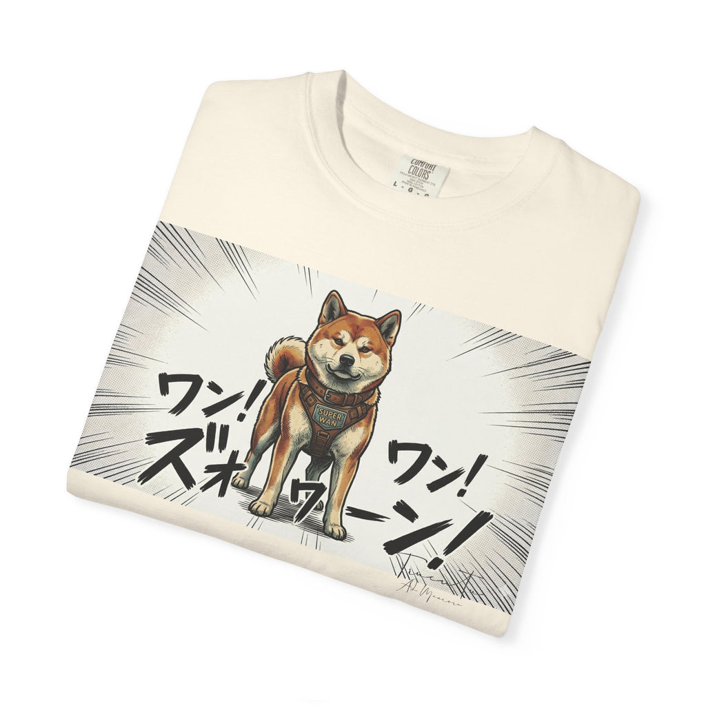 Hachikō Manga Garment-Dyed T-Shirt – Timeless Loyalty in Style 🐾