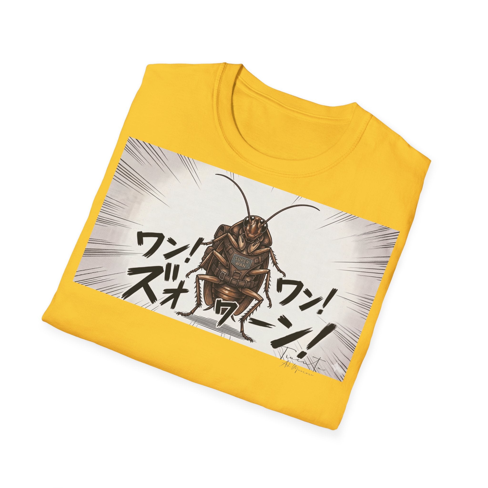TRUCUTU Manga Cockroach Softstyle T-Shirt – Japanese Anime Streetwear