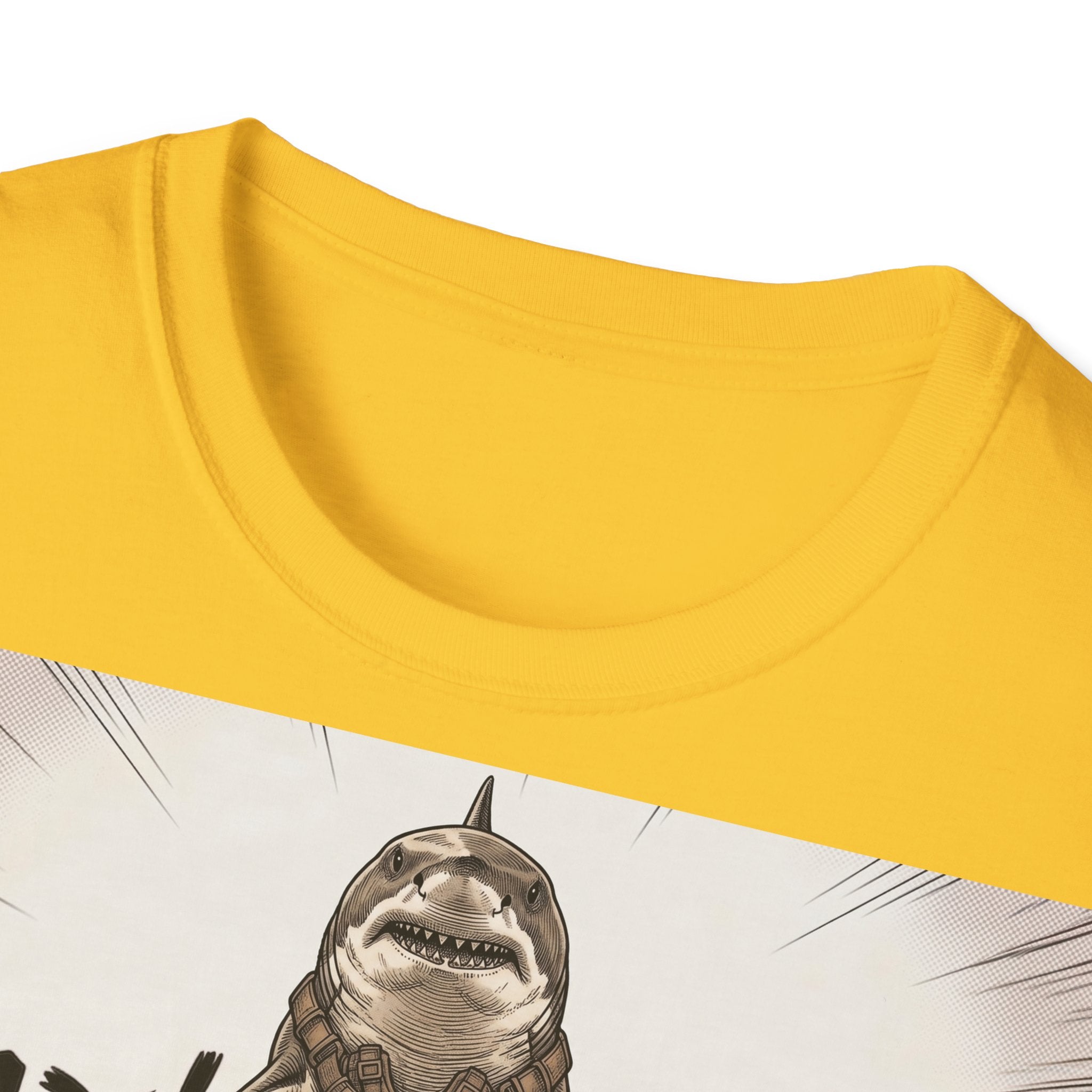 TRUCUTU Manga Shark Softstyle T-Shirt – Japanese Anime Streetwear