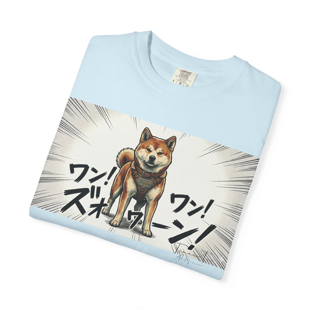 Hachikō Manga Garment-Dyed T-Shirt – Timeless Loyalty in Style 🐾