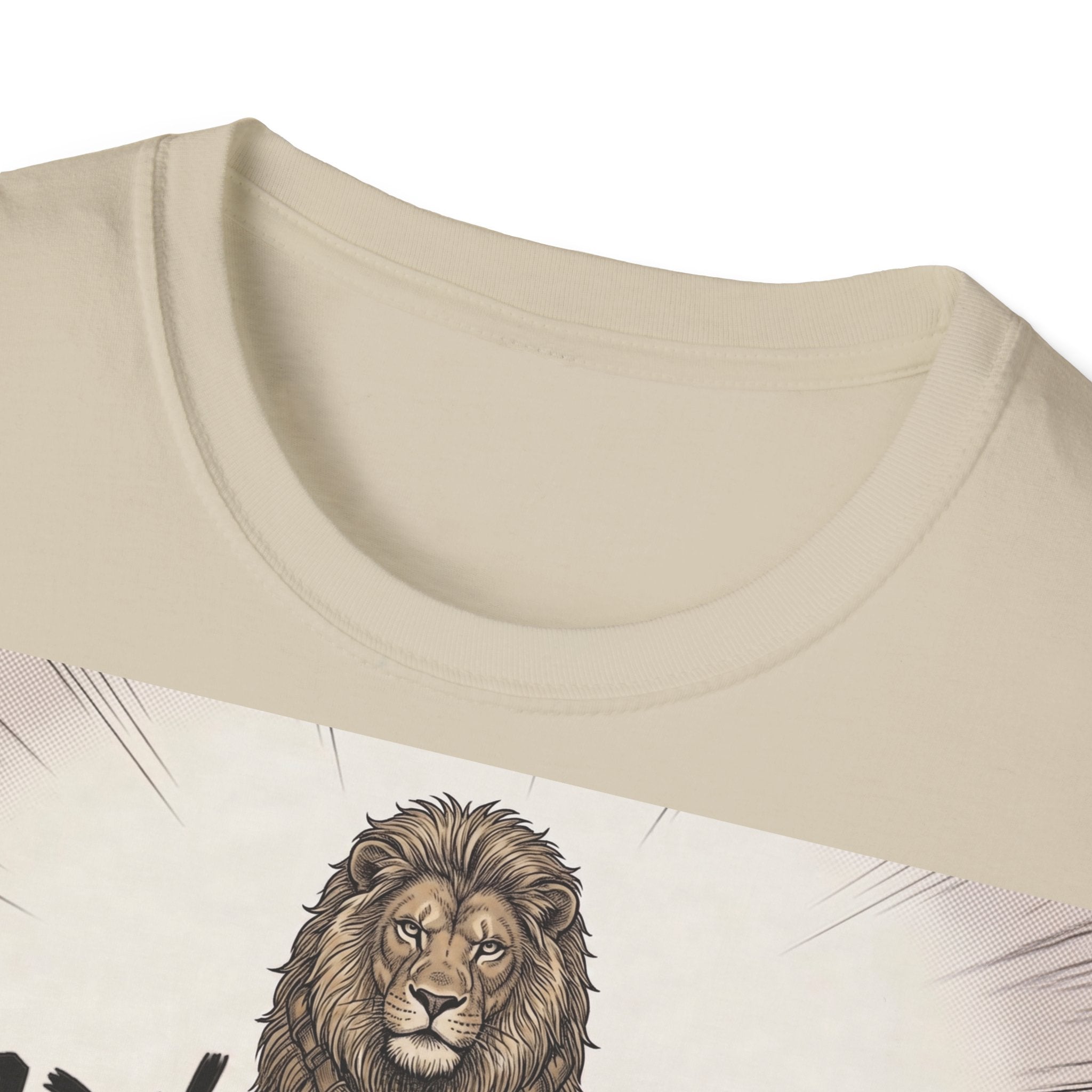 TRUCUTU Manga Lion Softstyle T-Shirt – Japanese Anime Streetwear