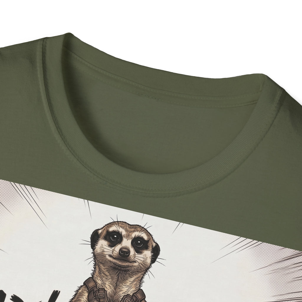 TRUCUTU Manga Meerkat Softstyle T-Shirt – Japanese Anime Streetwear