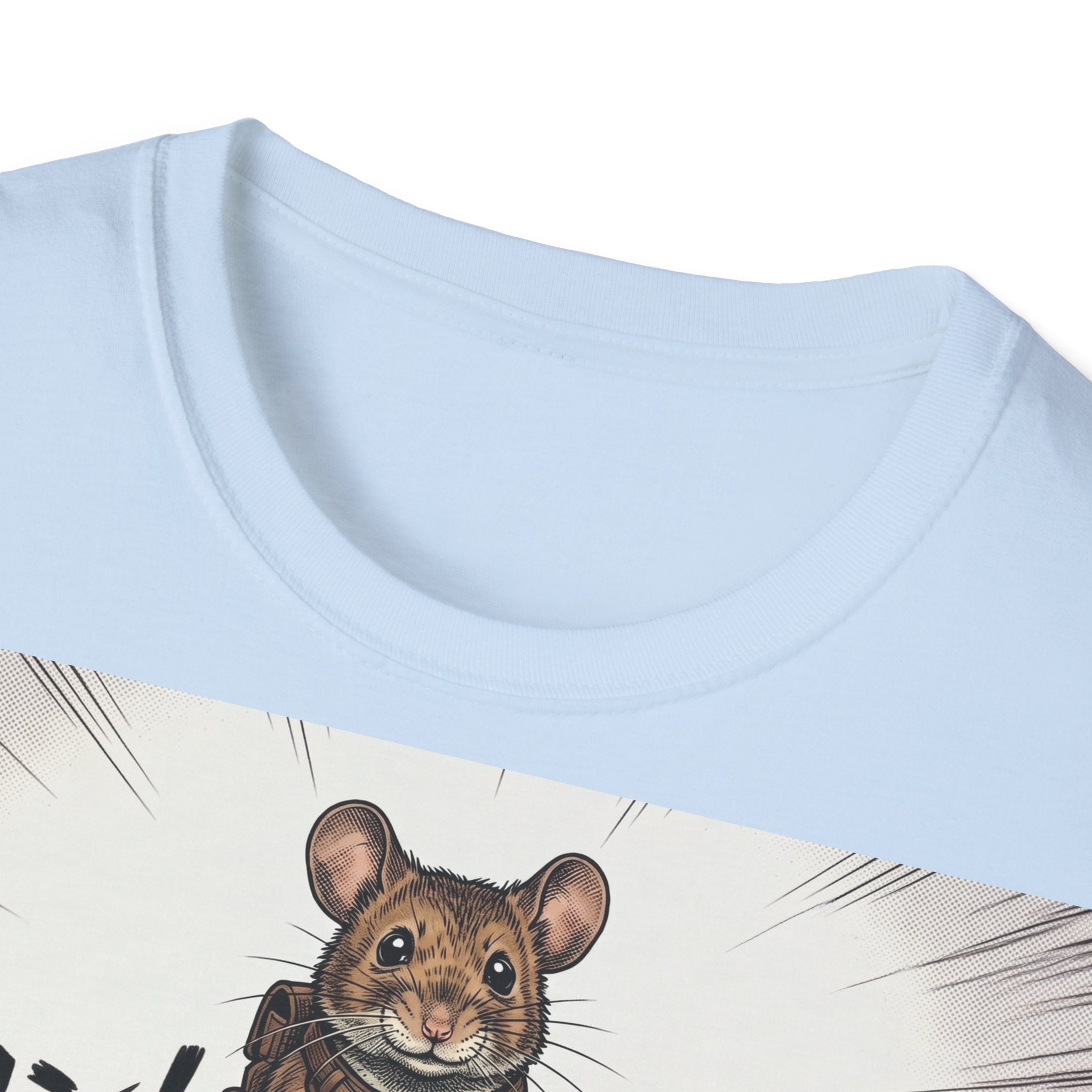 TRUCUTU Manga Mouse Softstyle T-Shirt – Japanese Anime Streetwear