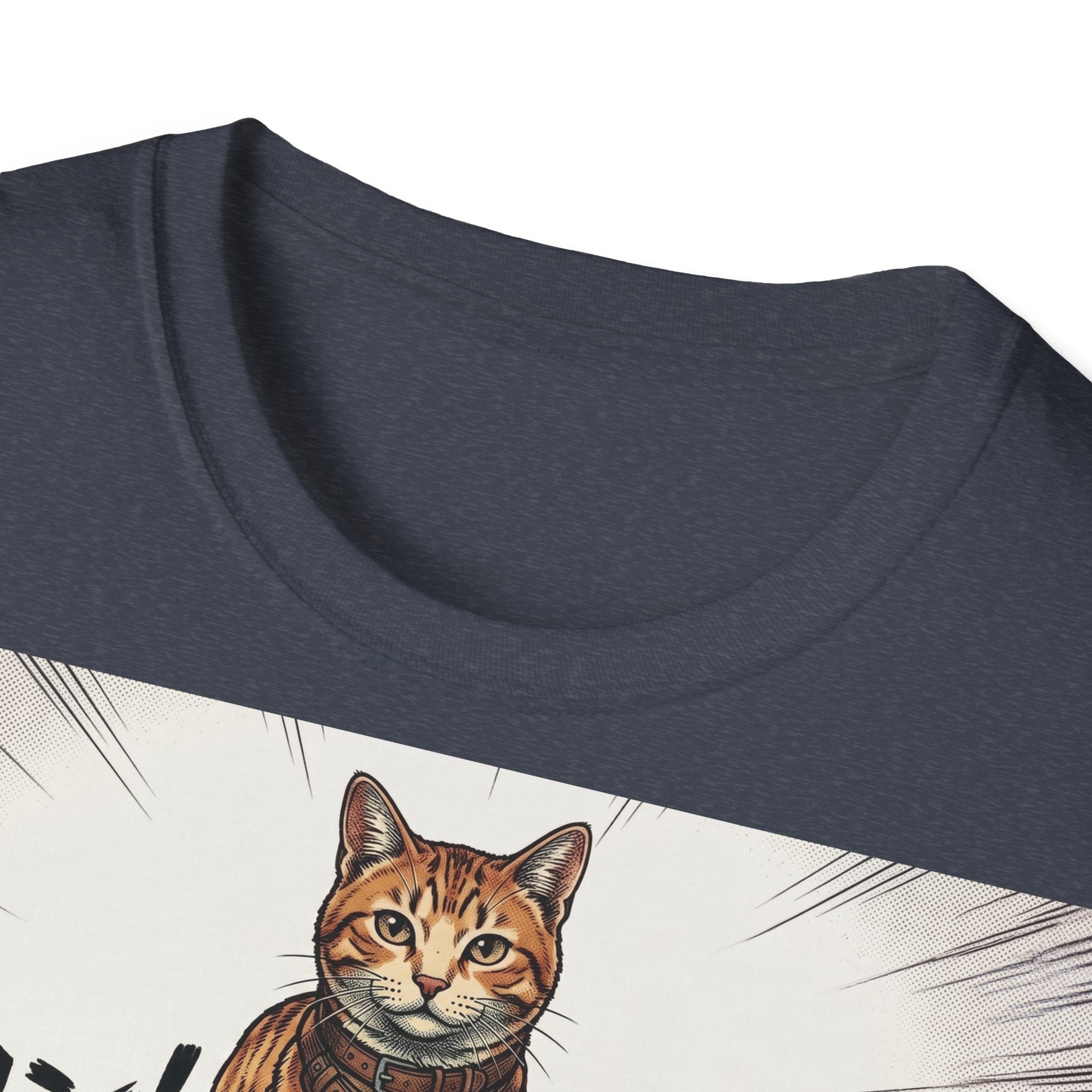 TRUCUTU Manga Cat Softstyle T-Shirt – Japanese Anime Streetwear