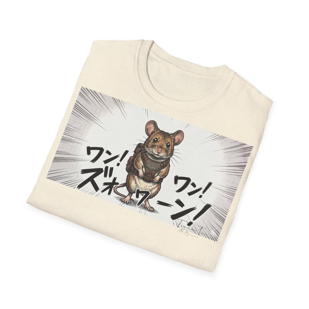 TRUCUTU Manga Mouse Softstyle T-Shirt – Japanese Anime Streetwear