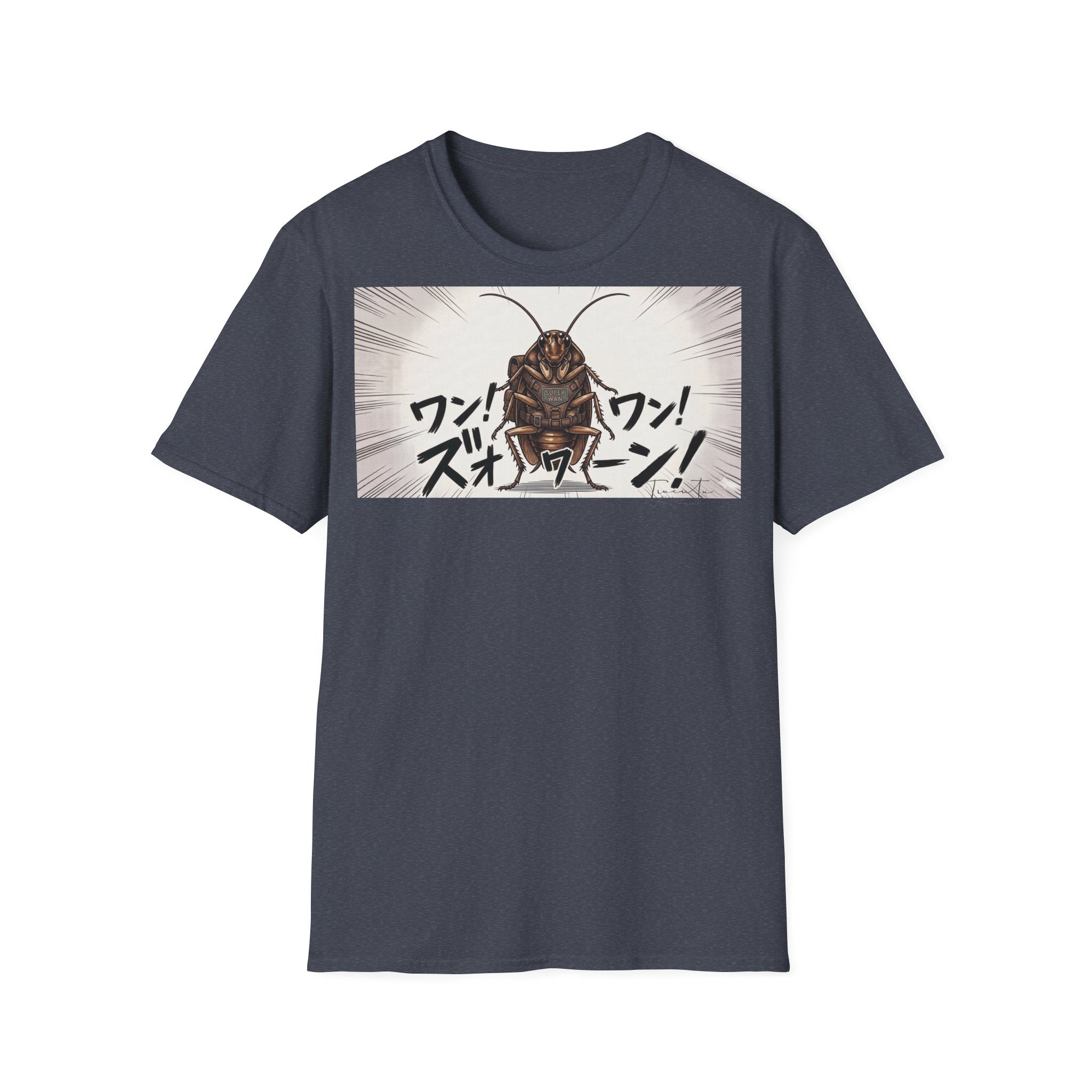 TRUCUTU Manga Cockroach Softstyle T-Shirt – Japanese Anime Streetwear