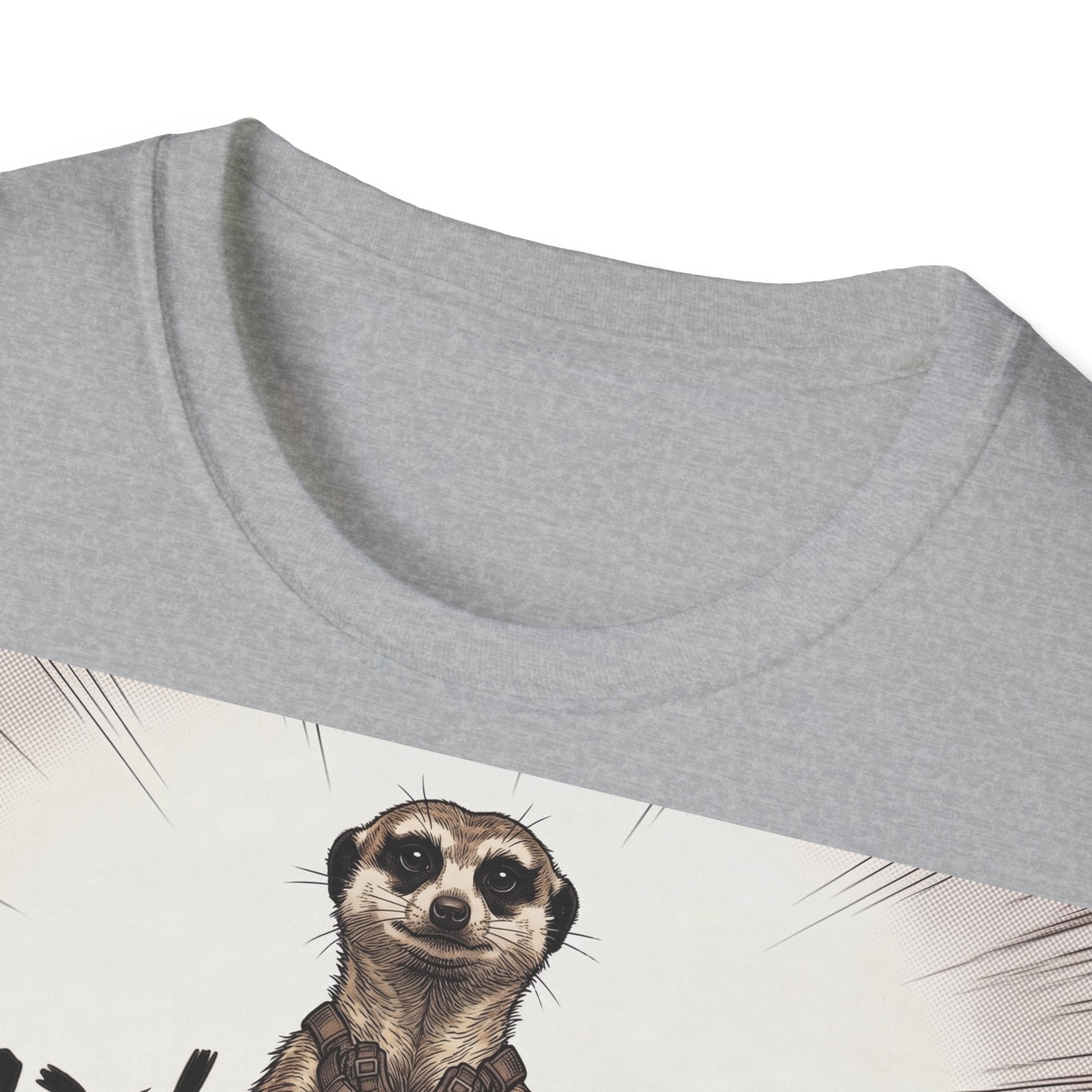 TRUCUTU Manga Meerkat Softstyle T-Shirt – Japanese Anime Streetwear