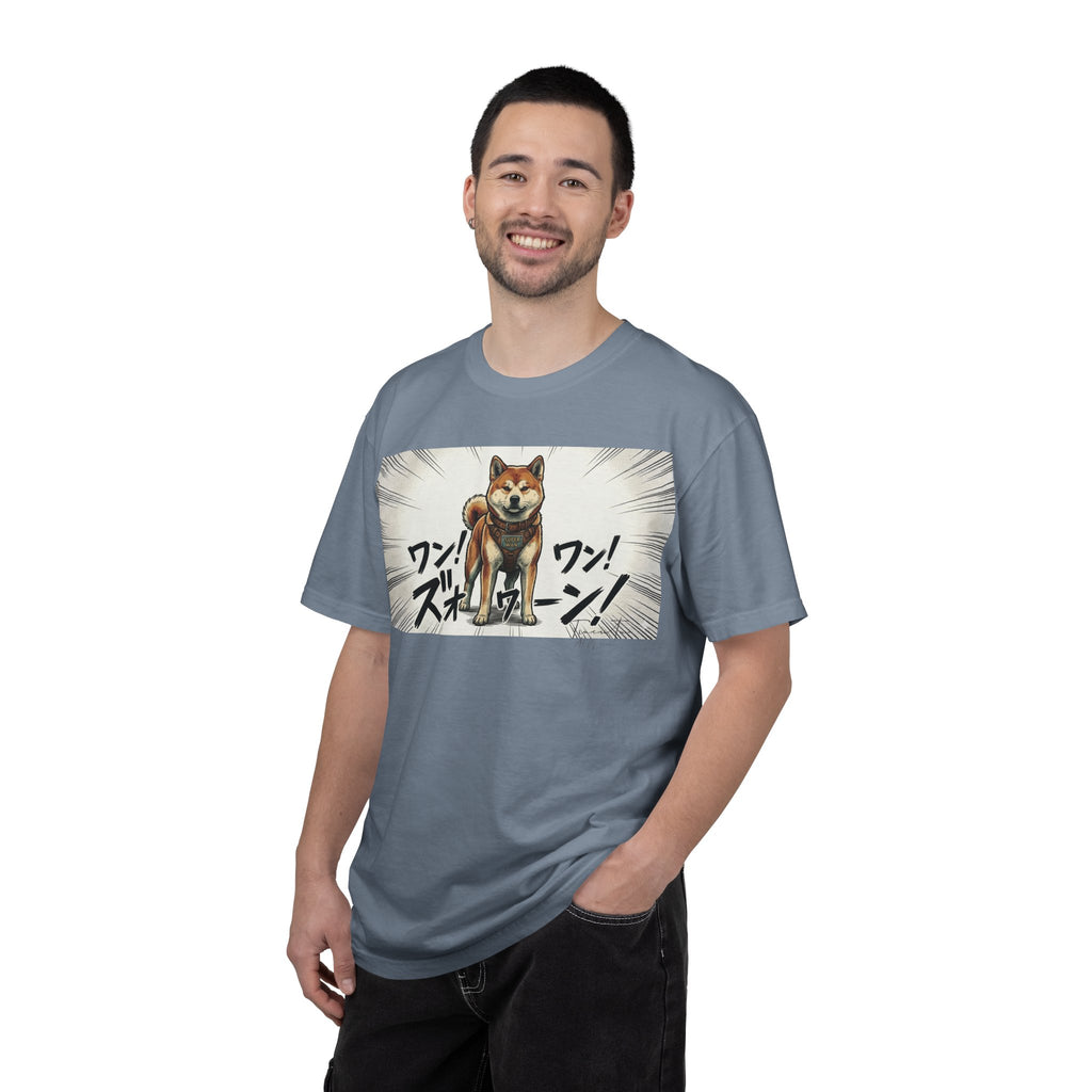 Hachikō Manga Garment-Dyed T-Shirt – Timeless Loyalty in Style 🐾