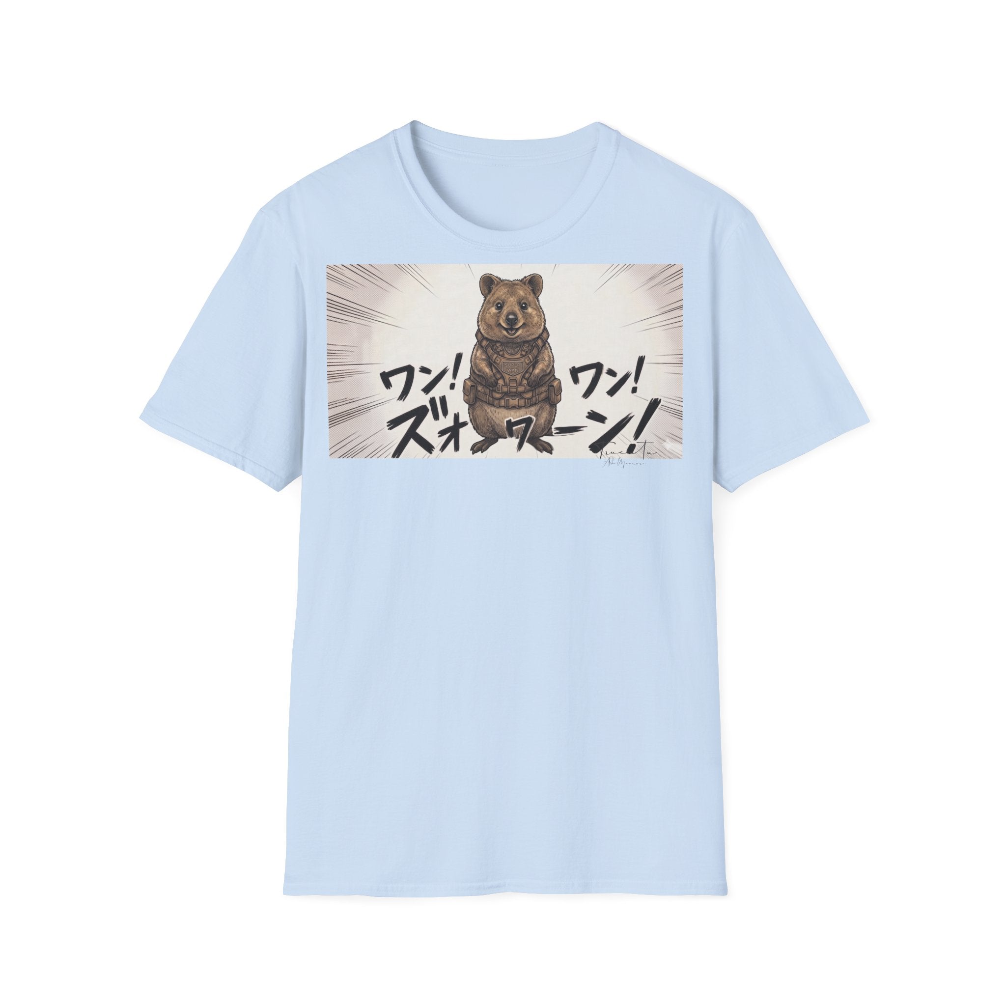 TRUCUTU Manga Quokka Softstyle T-Shirt – Japanese Anime Streetwear
