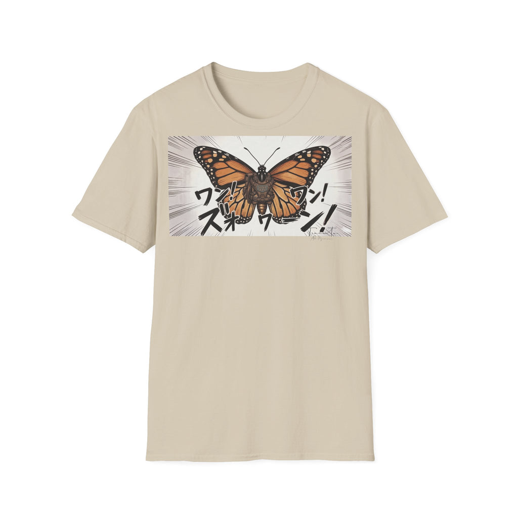 TRUCUTU Manga Butterfly Softstyle T-Shirt – Japanese Anime Streetwear