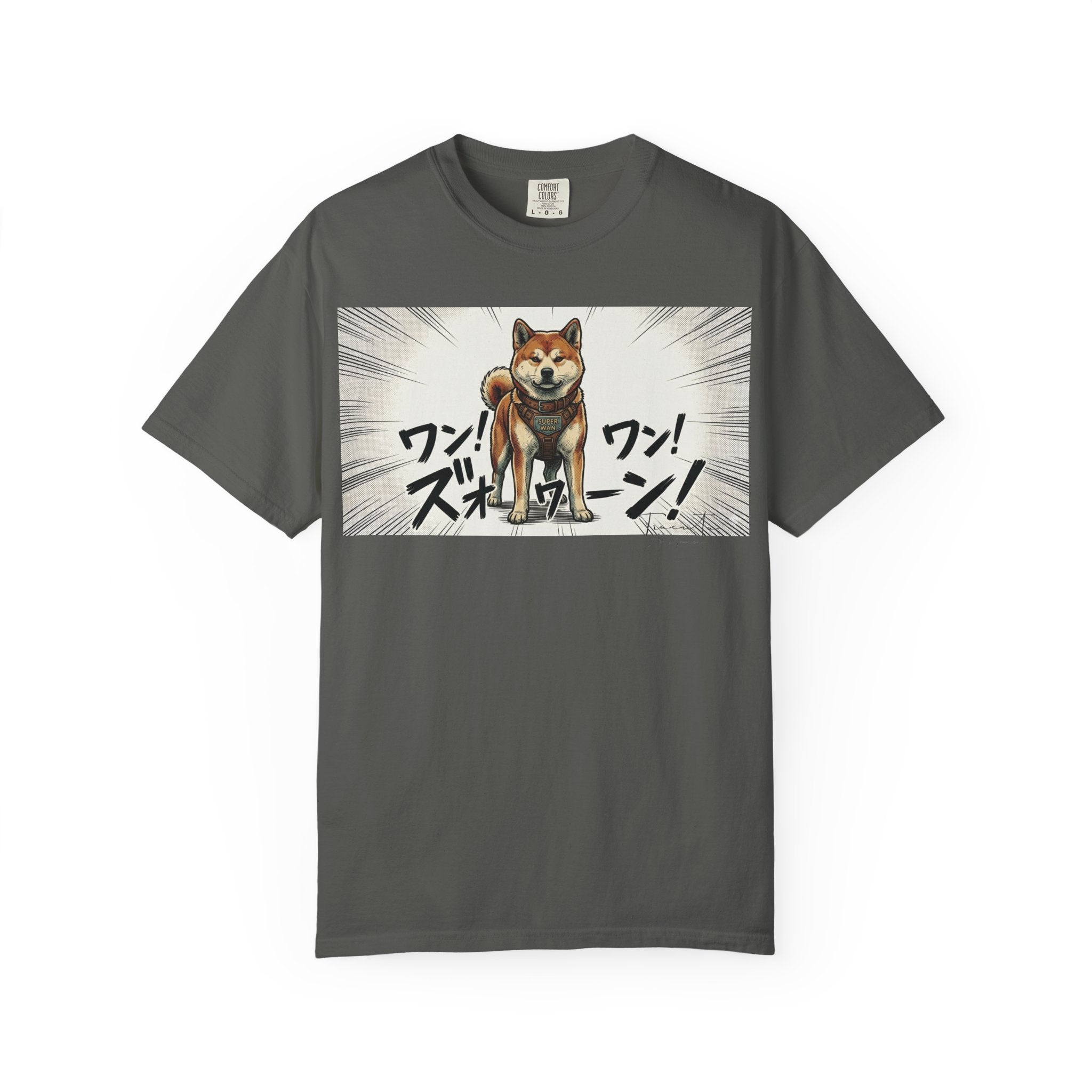 Hachikō Manga Garment-Dyed T-Shirt – Timeless Loyalty in Style 🐾