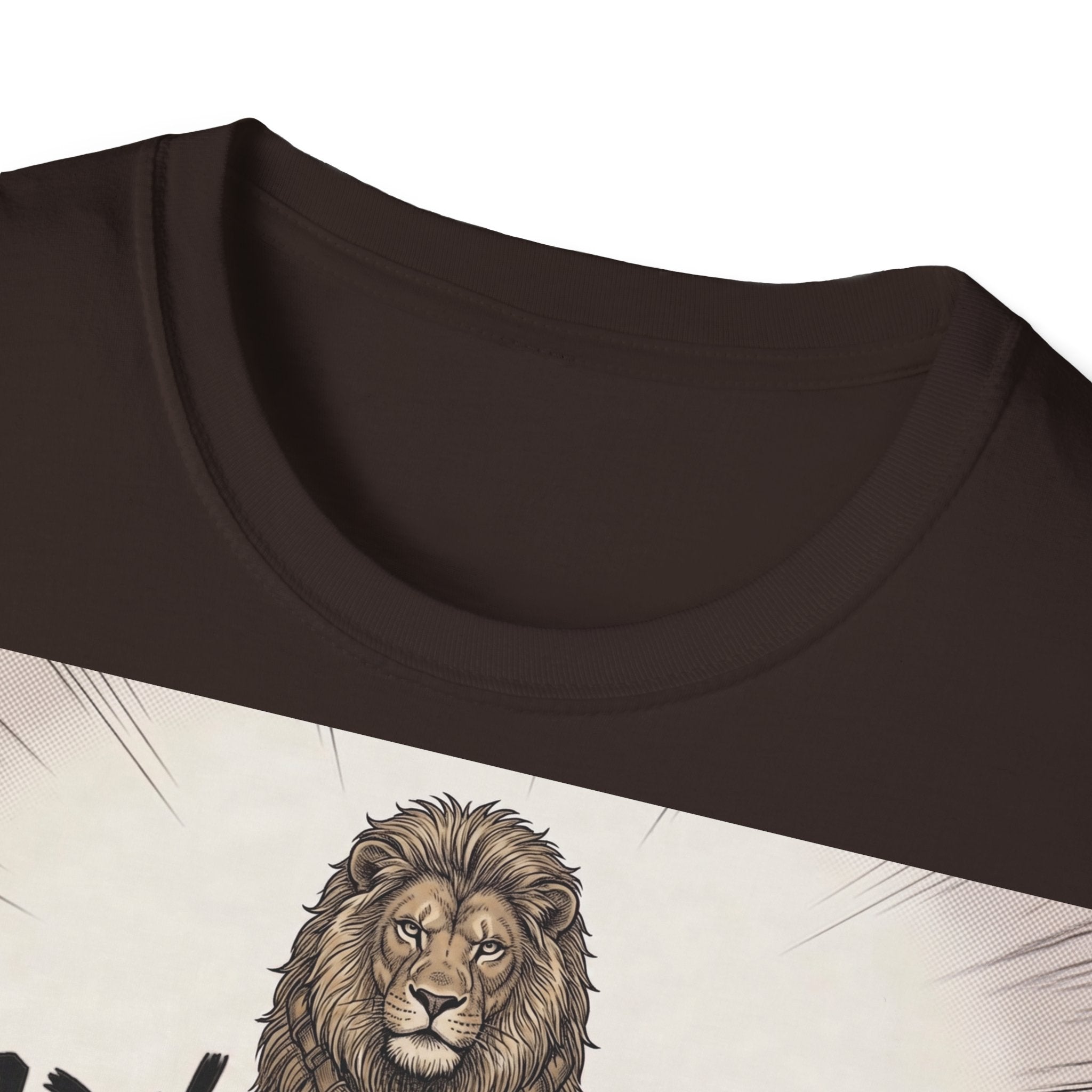 TRUCUTU Manga Lion Softstyle T-Shirt – Japanese Anime Streetwear