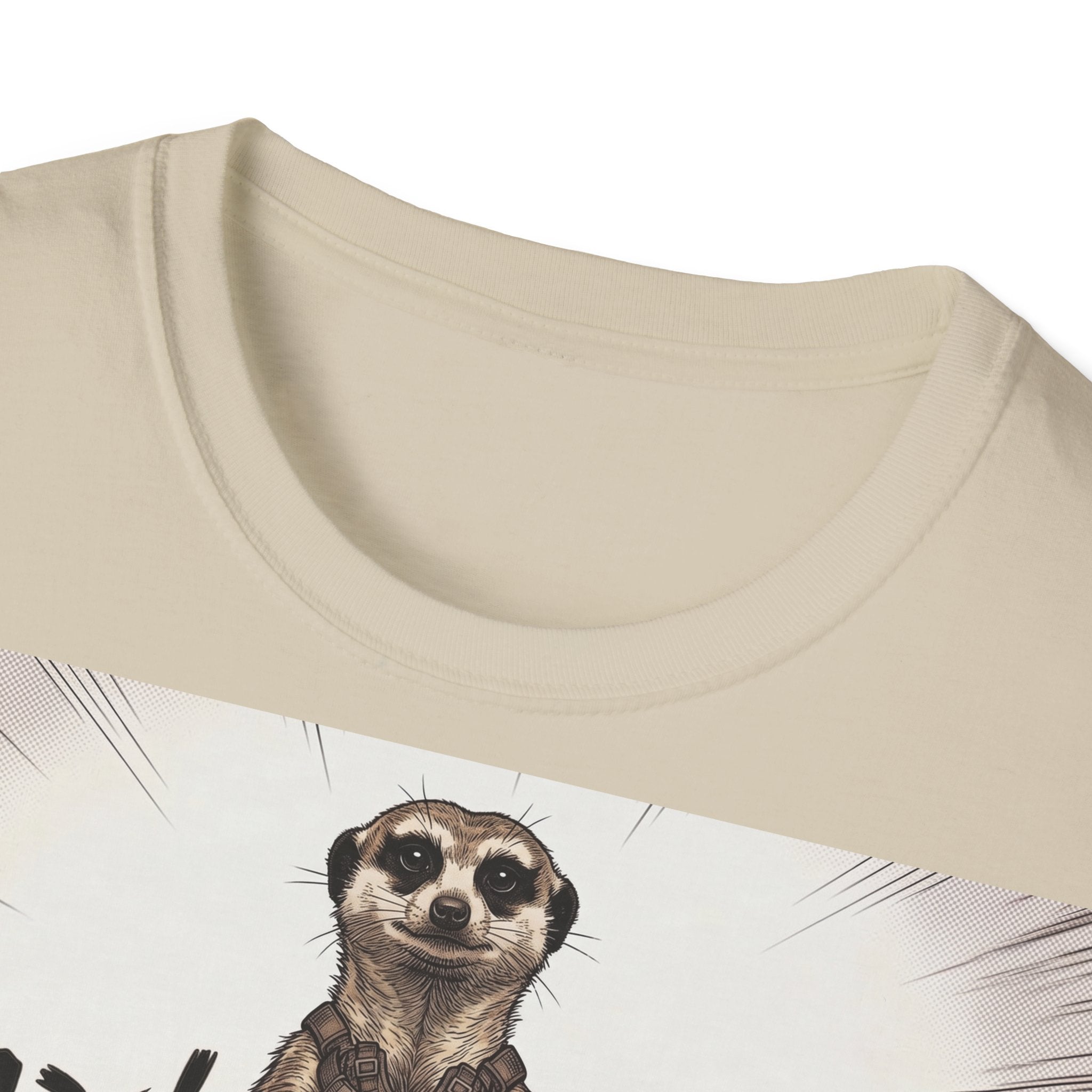 TRUCUTU Manga Meerkat Softstyle T-Shirt – Japanese Anime Streetwear
