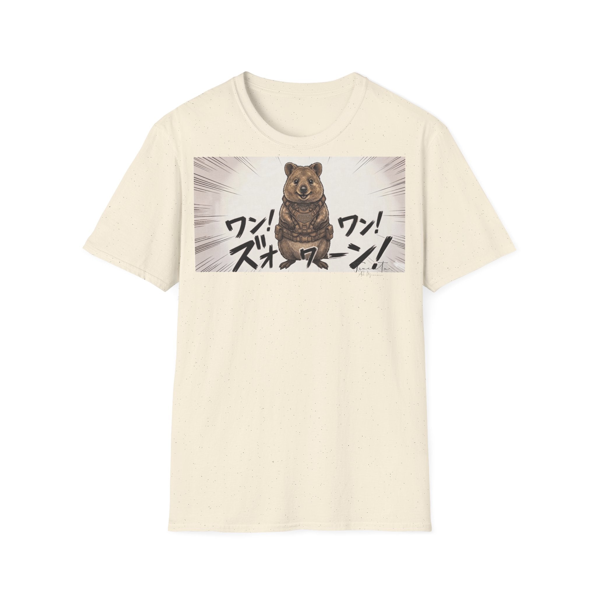 TRUCUTU Manga Quokka Softstyle T-Shirt – Japanese Anime Streetwear