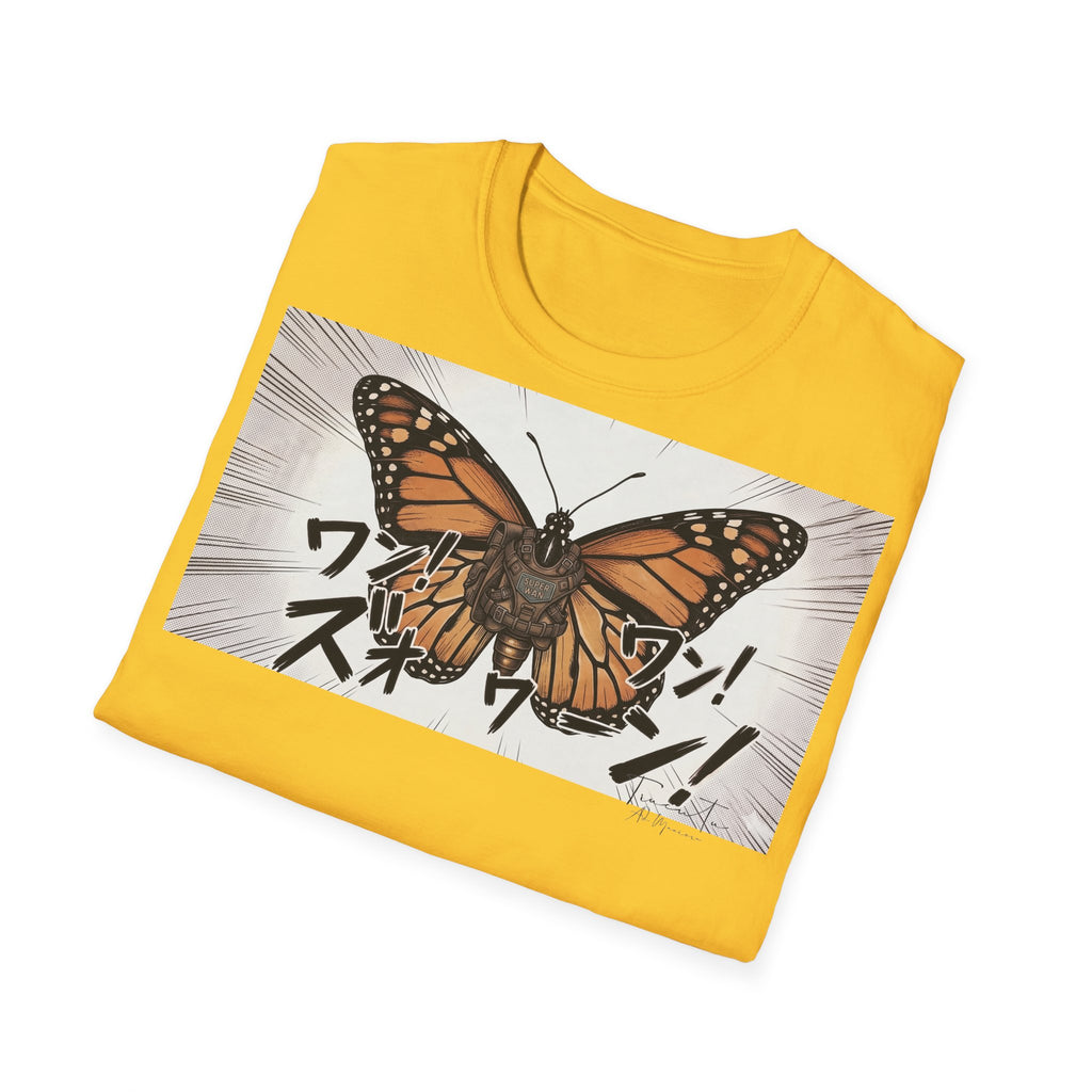 TRUCUTU Manga Butterfly Softstyle T-Shirt – Japanese Anime Streetwear