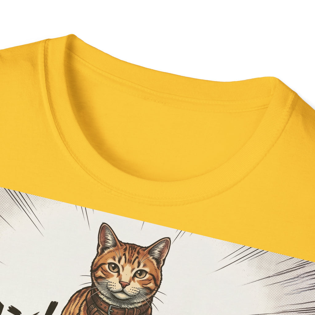 TRUCUTU Manga Cat Softstyle T-Shirt – Japanese Anime Streetwear